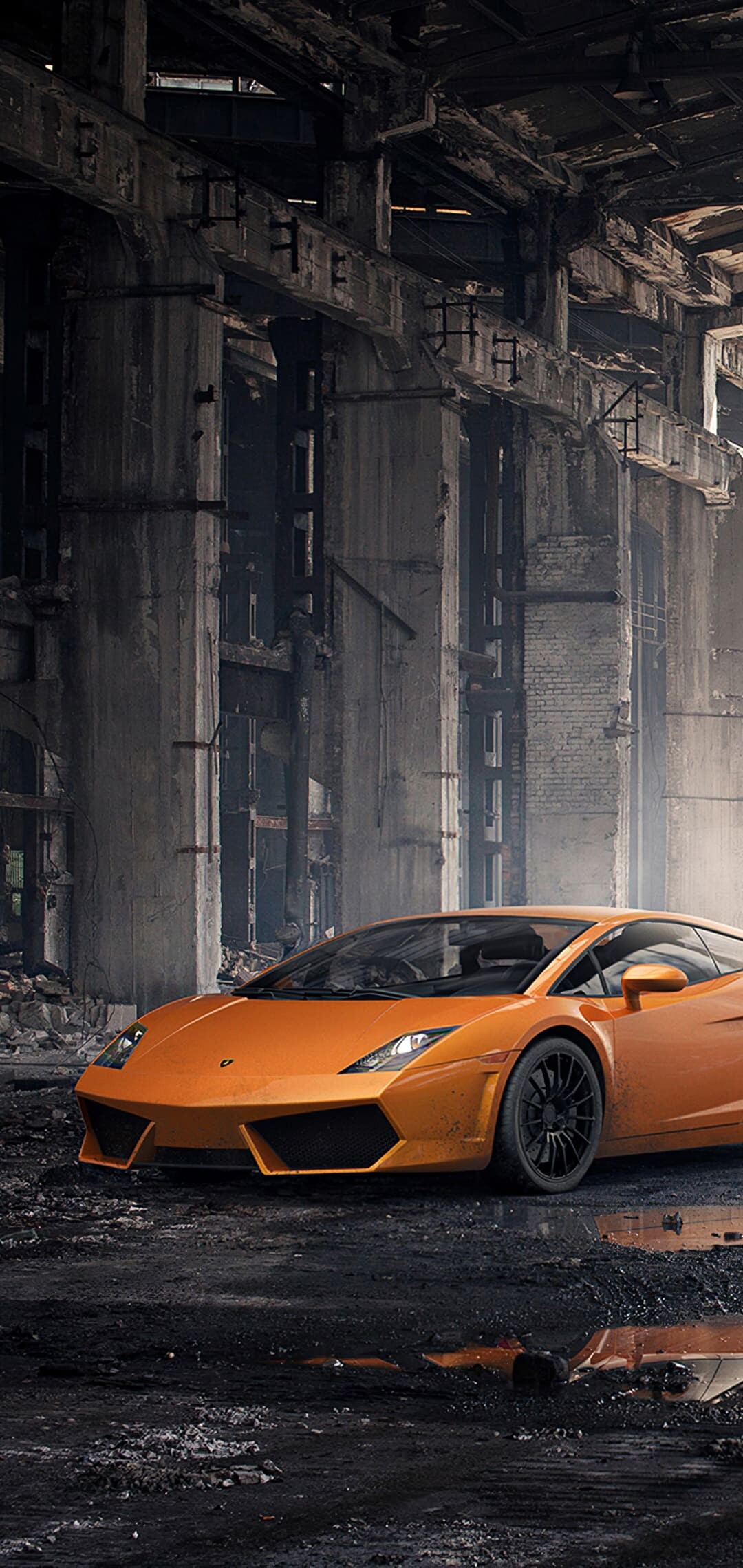 Lamborghini: As of 2011, the company is structured as a wholly-owned subsidiary of Audi AG, Gallardo. 1080x2280 HD Background.