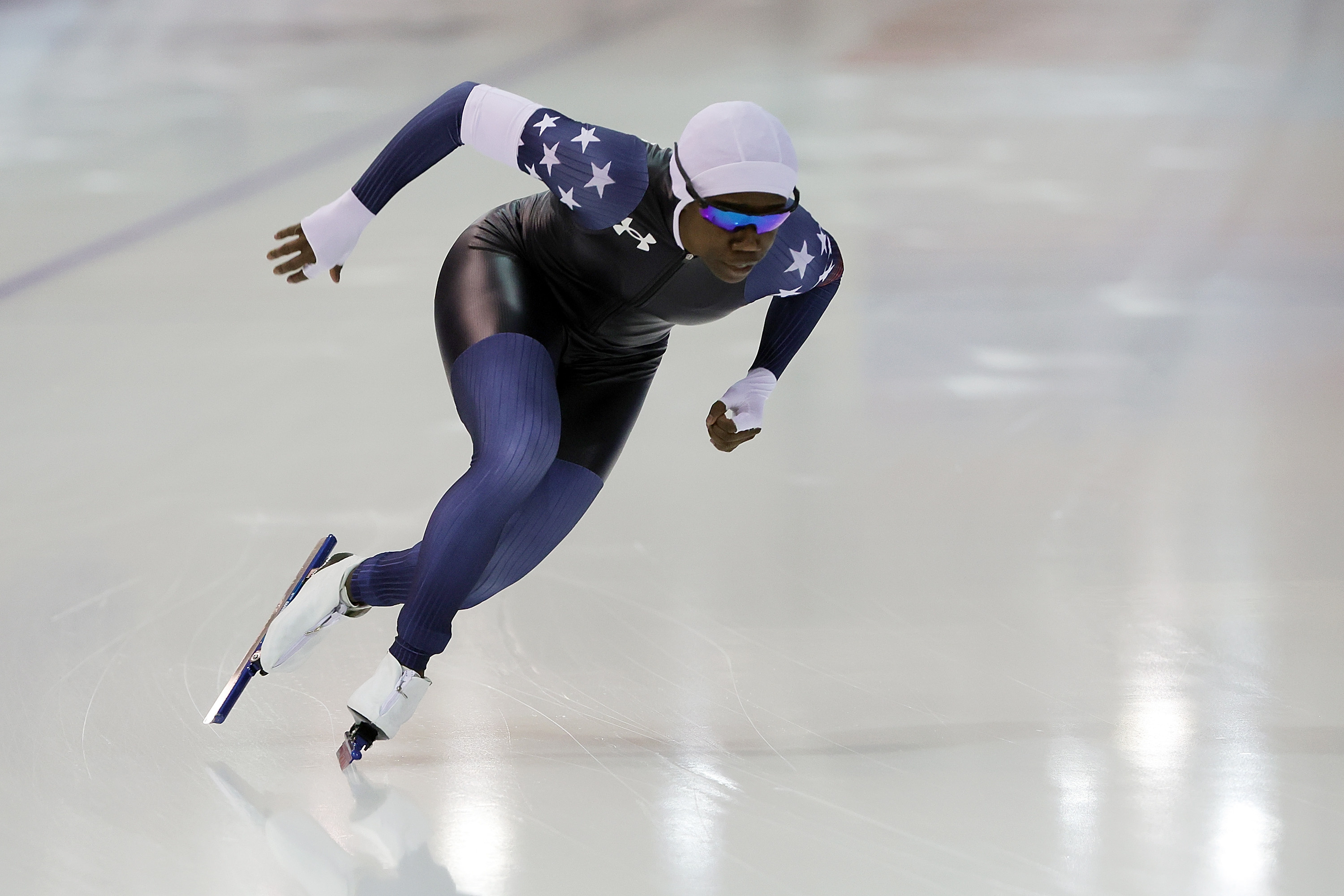 Speed Skating: Erin Jackson, An American speed skater, Roller derby player, Olympic gold medalist, U.S. Speed skating team. 3000x2000 HD Wallpaper.