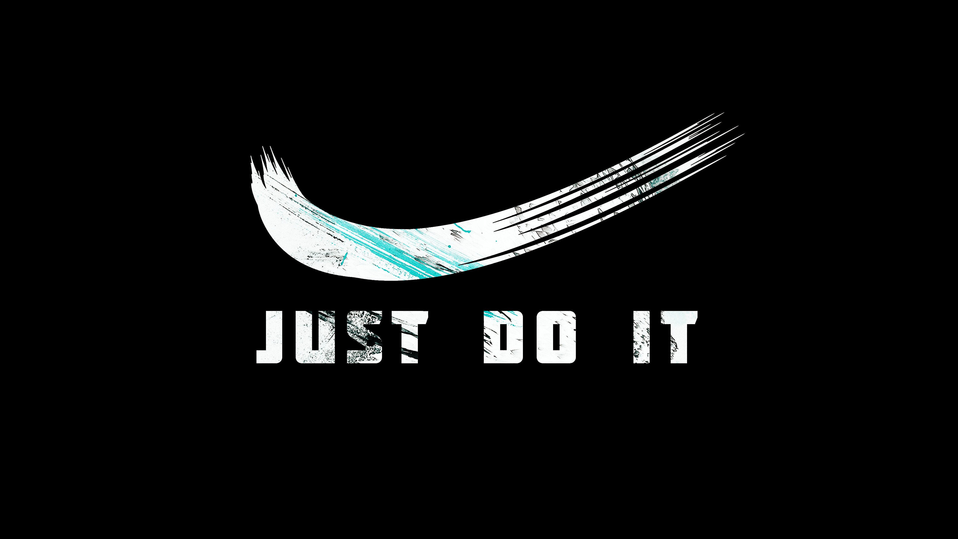 Nike: Just Do It, Trademark, Slogan coined in 1988. 3840x2160 4K Wallpaper.