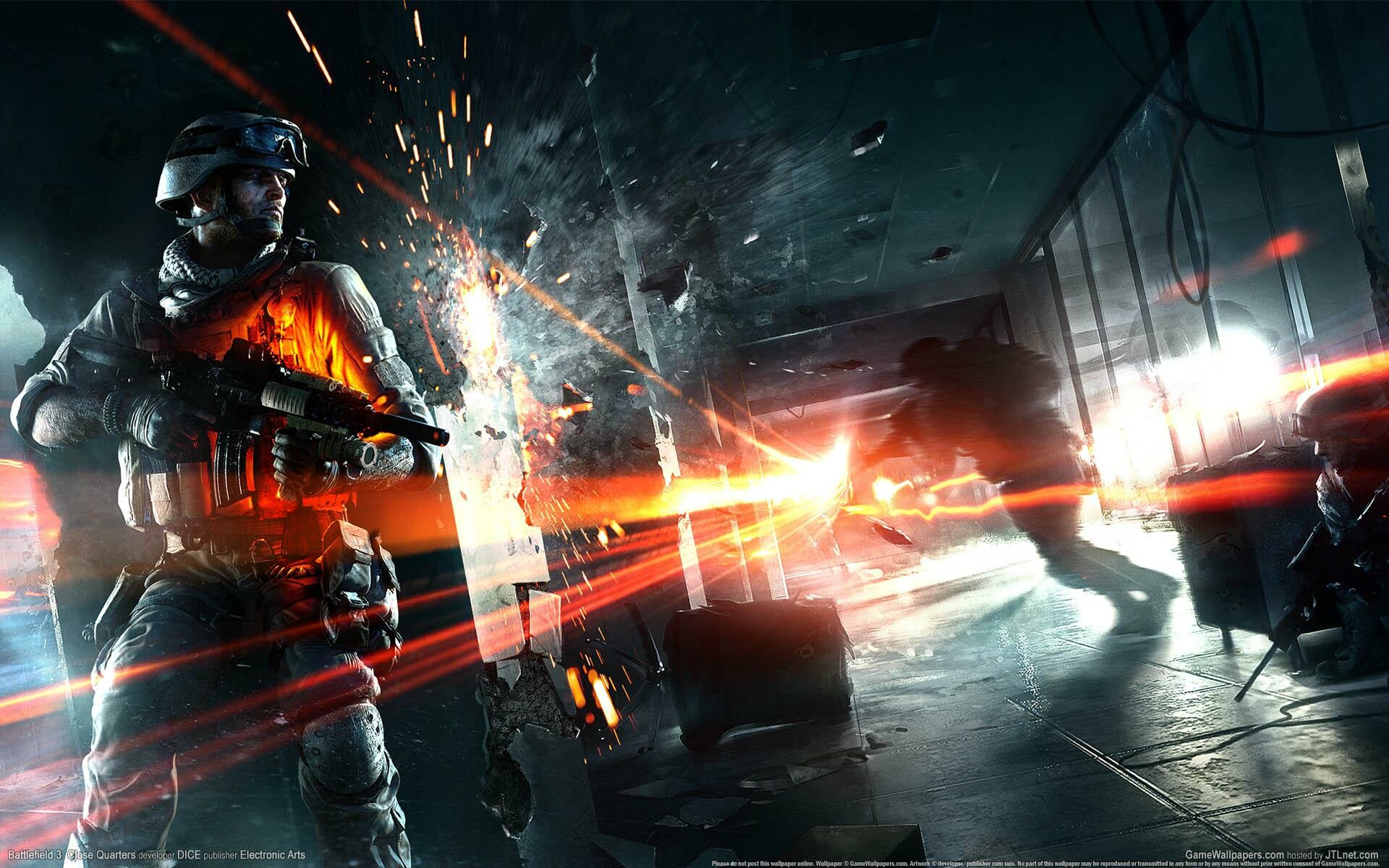 Battlefield 3: The campaign story is set during the fictional “War of 2014”. 1920x1200 HD Wallpaper.
