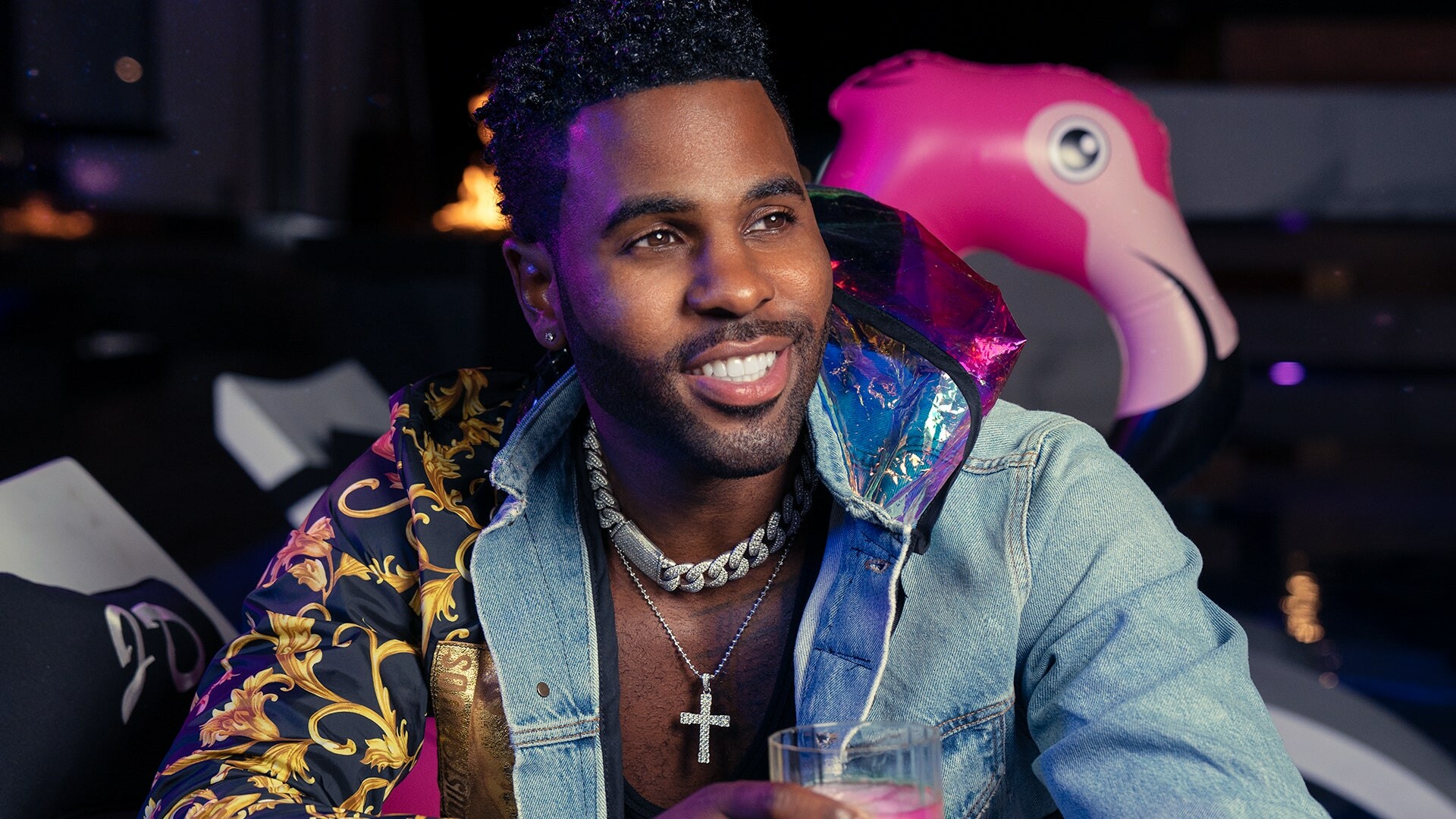 Jason Derulo: "Kiss the Sky", which appeared on the soundtrack to the film Storks. 1920x1080 Full HD Wallpaper.