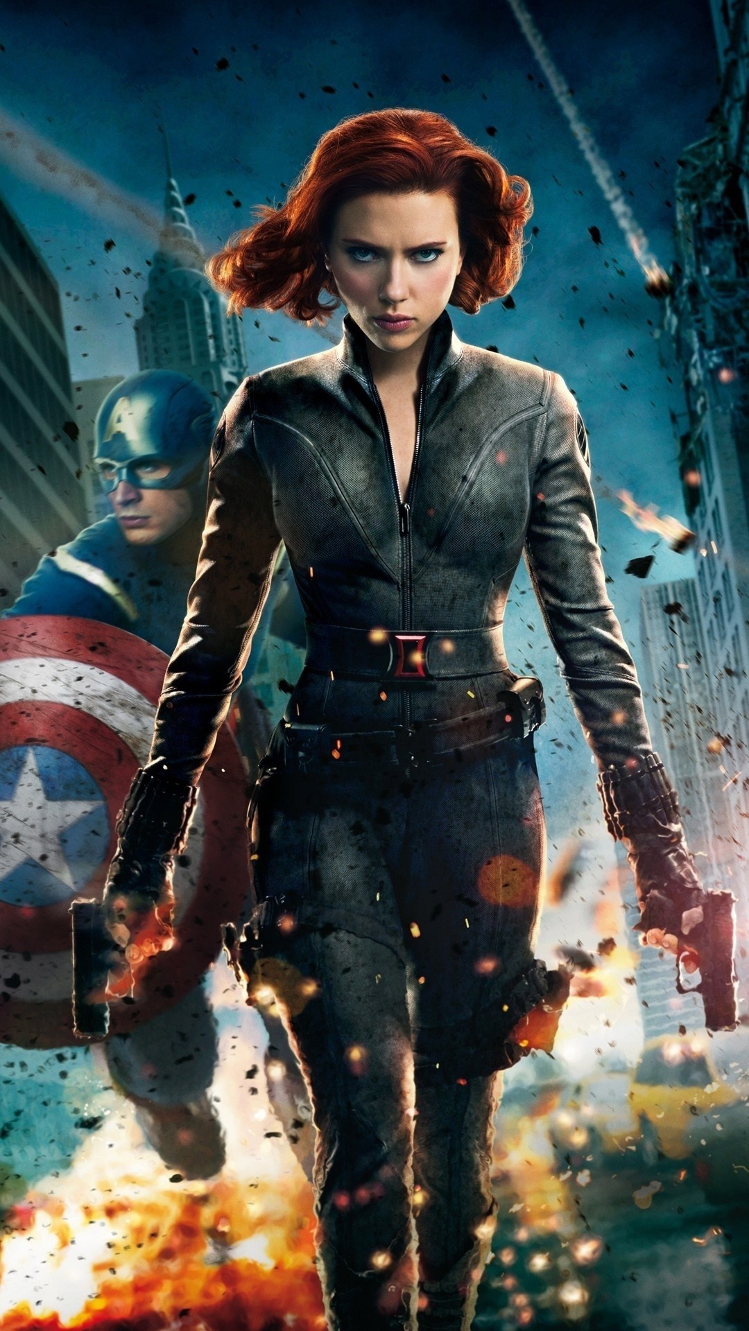 Black Widow, Mysterious superheroine, Action-packed adventure, Marvel Studios, 1080x1920 Full HD Phone