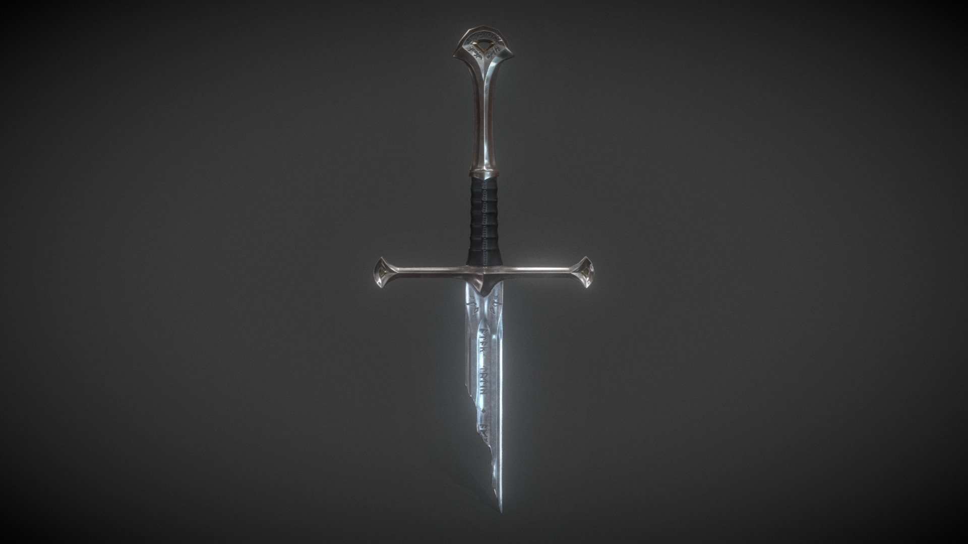 Narsil Sword, Ivan Duarte's creation, Exquisite design, Collector's item, 1920x1080 Full HD Desktop