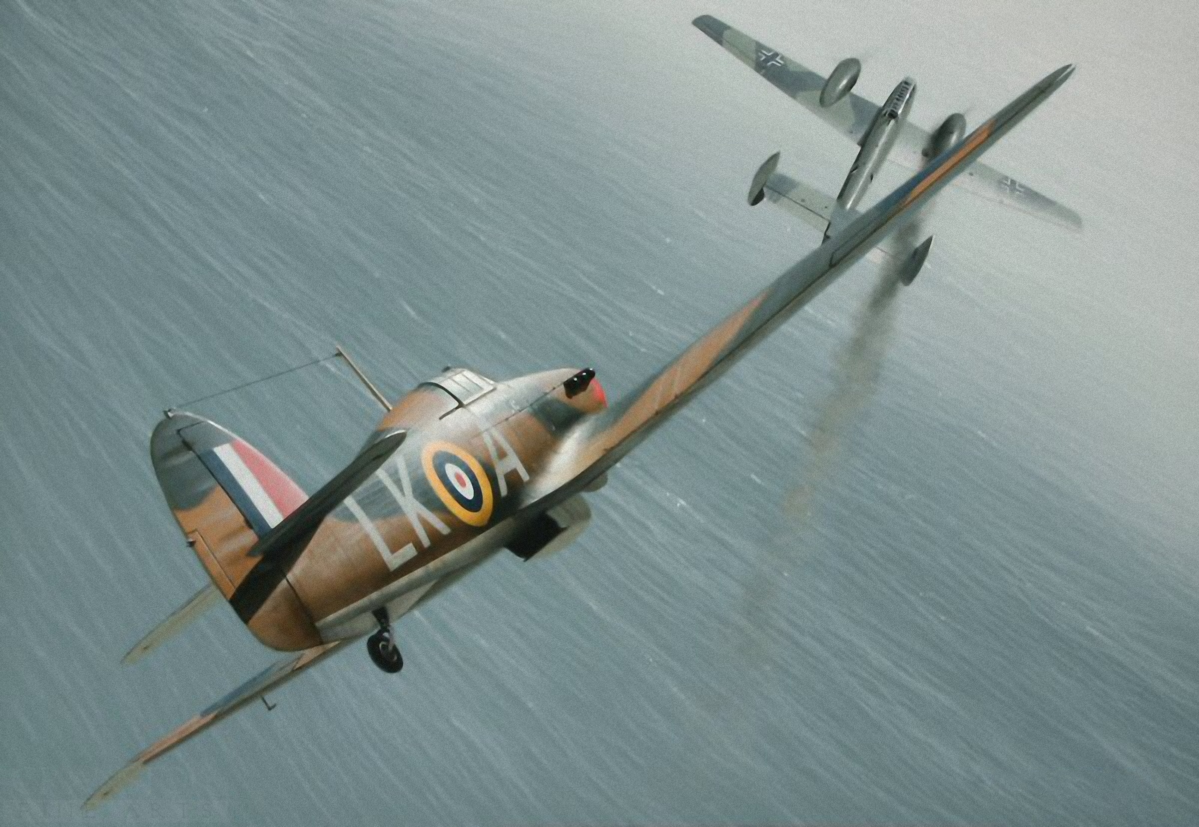 Fighter airplane, Hawker Hurricane, Wallpaper, 2400x1660 HD Desktop