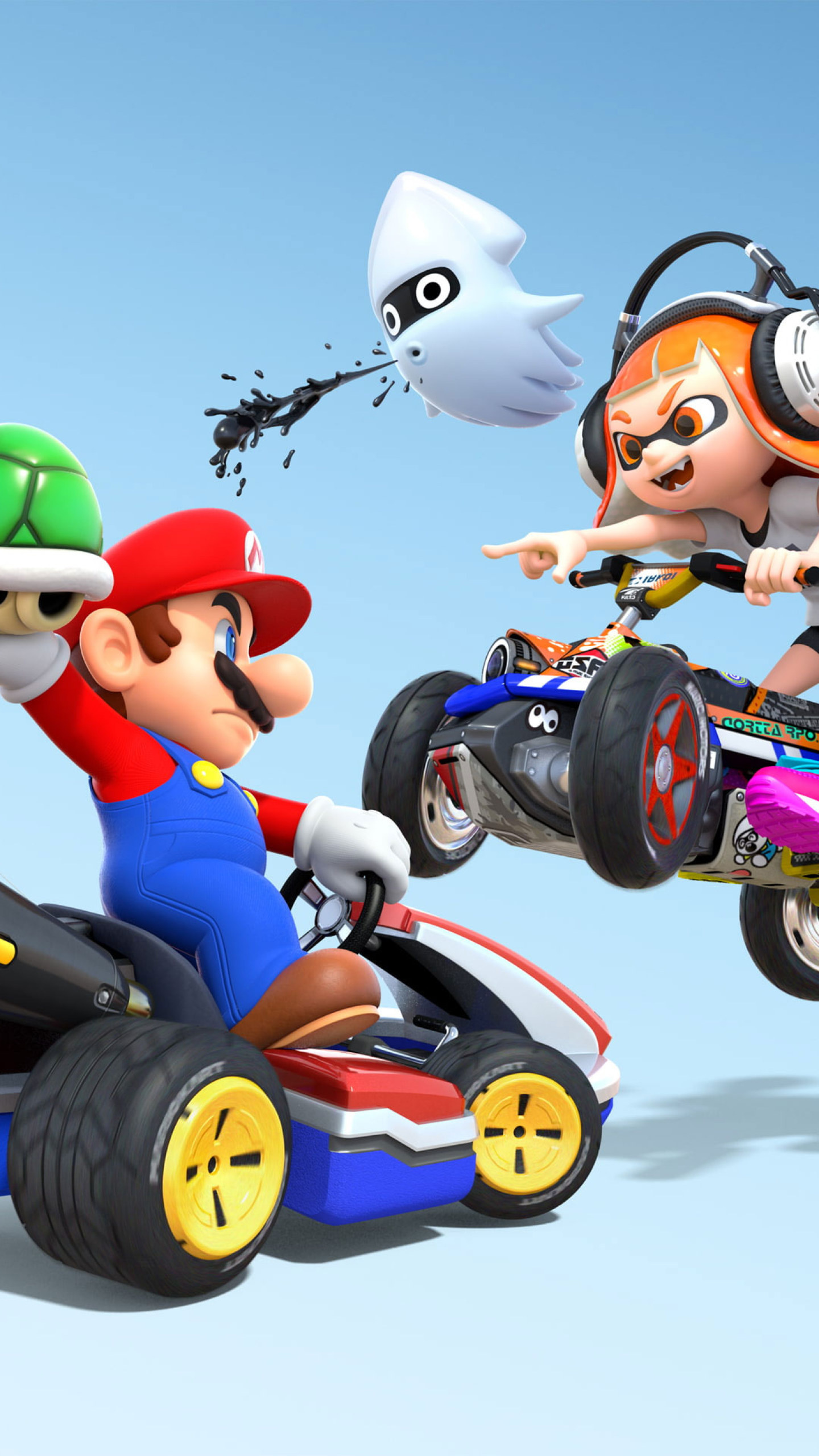 Mario Kart, Switch wallpaper, Nintendo-themed design, Gaming enthusiasts, 1440x2560 HD Handy