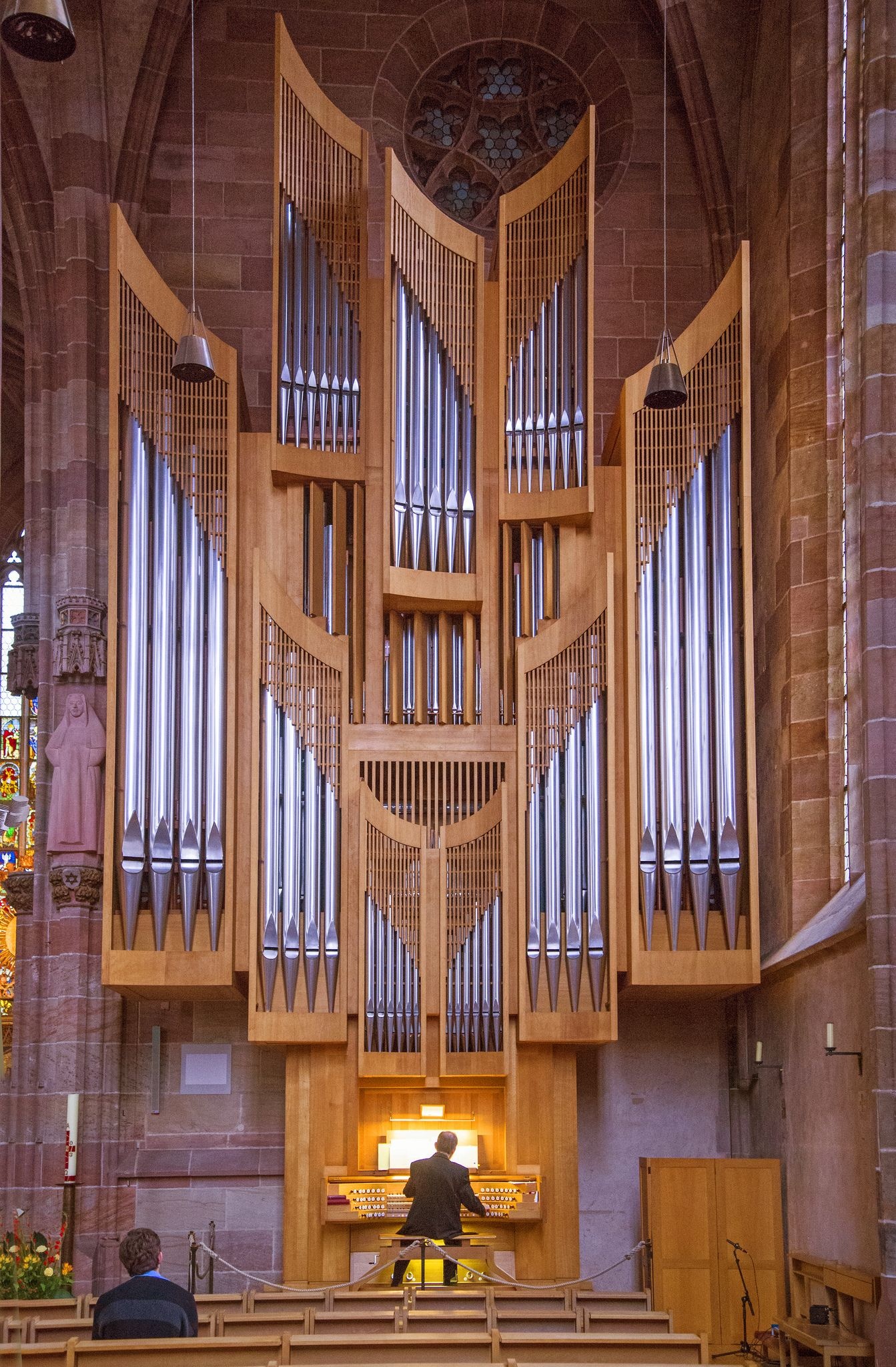 Pipe Organ: Church music, A musical instrument that has keys and pedals like a piano. 1350x2050 HD Wallpaper.