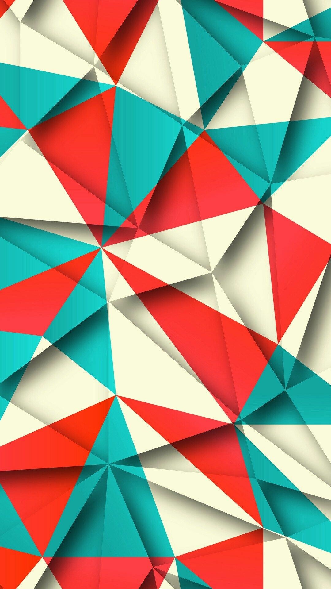Triangle: Abstract polygonal figures, Reflex angles, Mosaic. 1080x1920 Full HD Background.