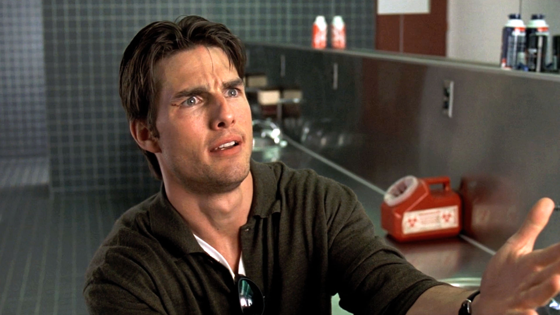 Jerry Maguire: Cruise, One of the world's highest-paid actors, Began acting in the early 1980s. 1920x1080 Full HD Wallpaper.