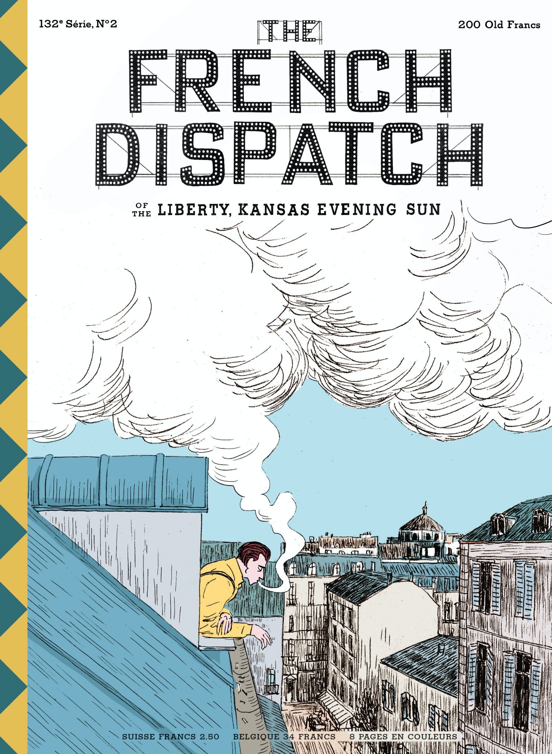 The French Dispatch, Timespace warps, Wes Anderson film, Independent cinema, 1880x2560 HD Handy