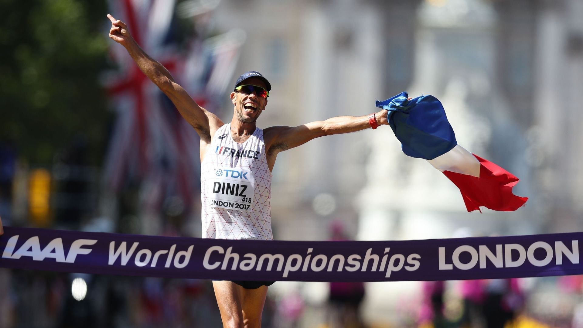 Yohann Diniz, Marche aux mondiaux, 50km marche, French athlete, 1920x1080 Full HD Desktop