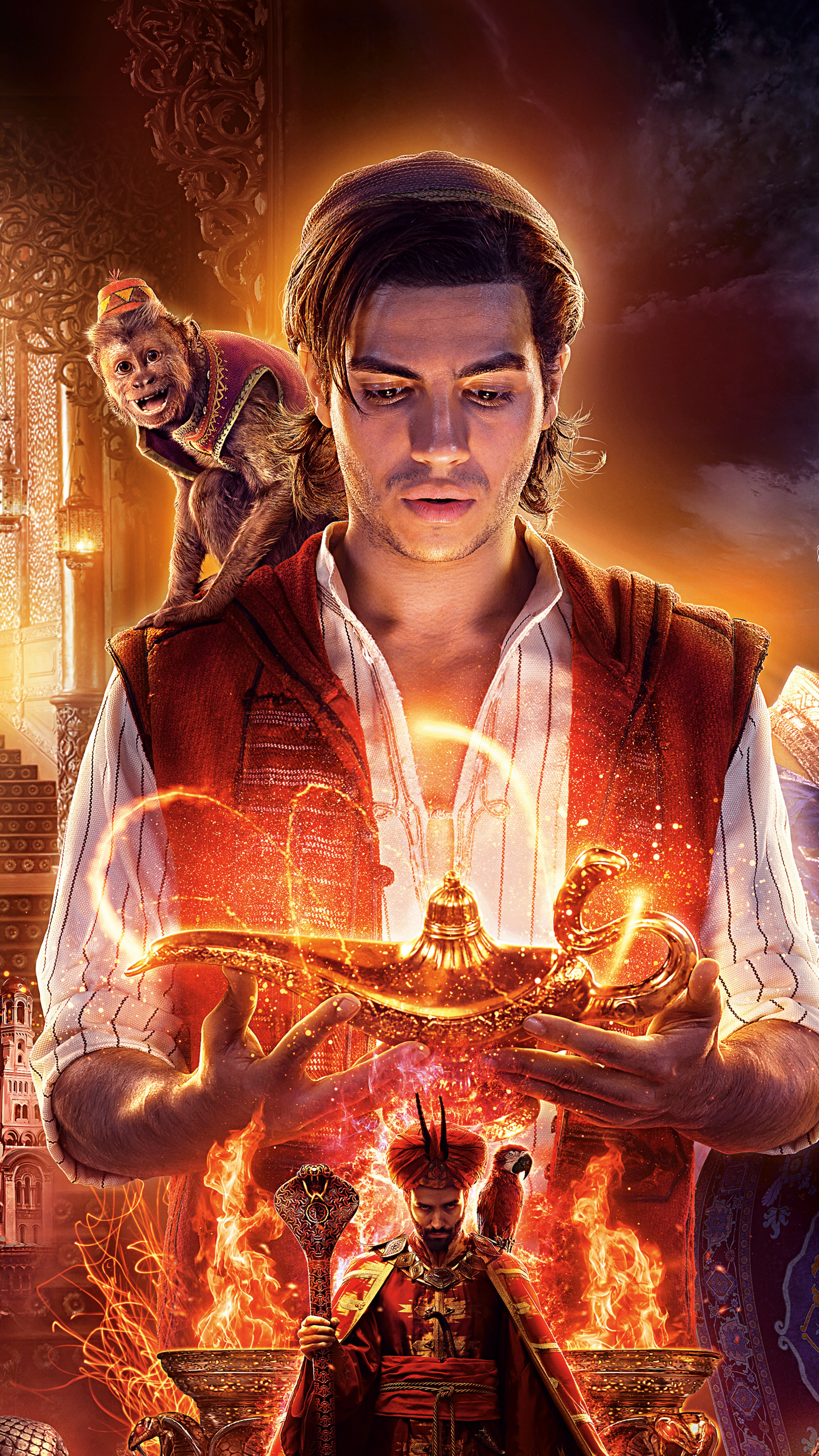 Aladdin, 2019 movie, 5K resolution, HD wallpapers, 2160x3840 4K Phone