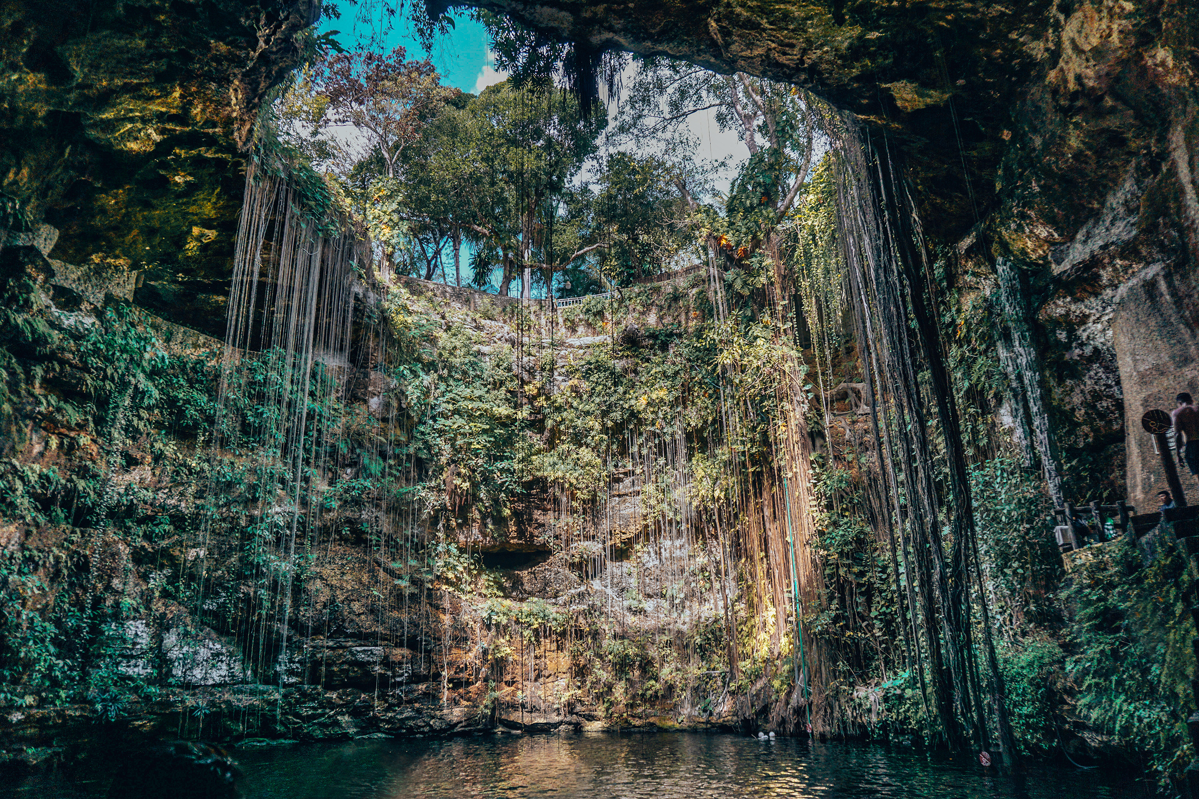 Ik Kil Cenote, Beste Cenoten, Yucatan Mexico, Natural Wonders, 2400x1600 HD Desktop