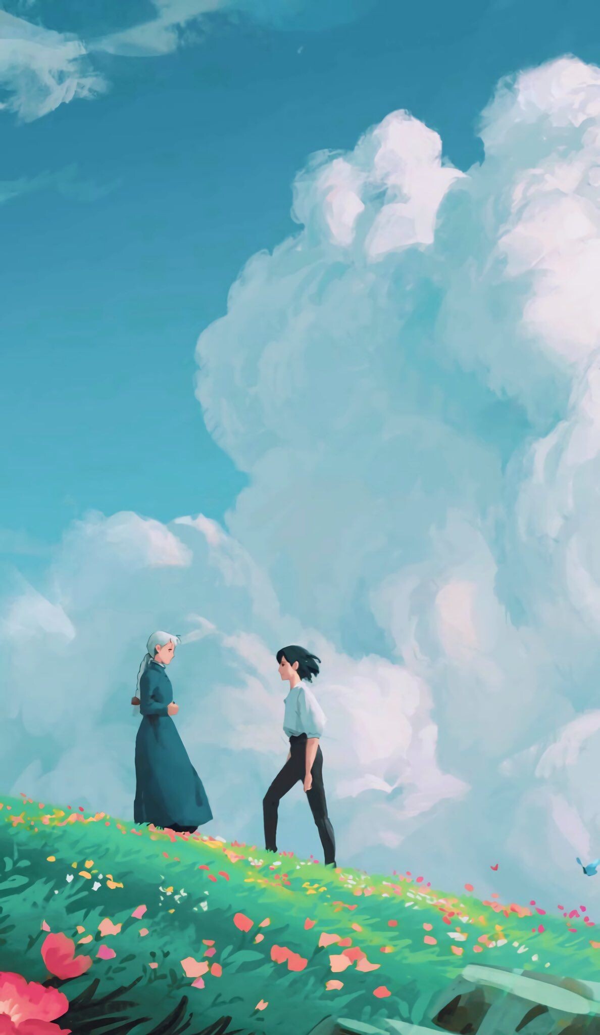 Studio Ghibli: The idea of Hayao Miyazaki, A Japanese animator, director, producer, screenwriter, author, and manga artist. 1190x2050 HD Background.