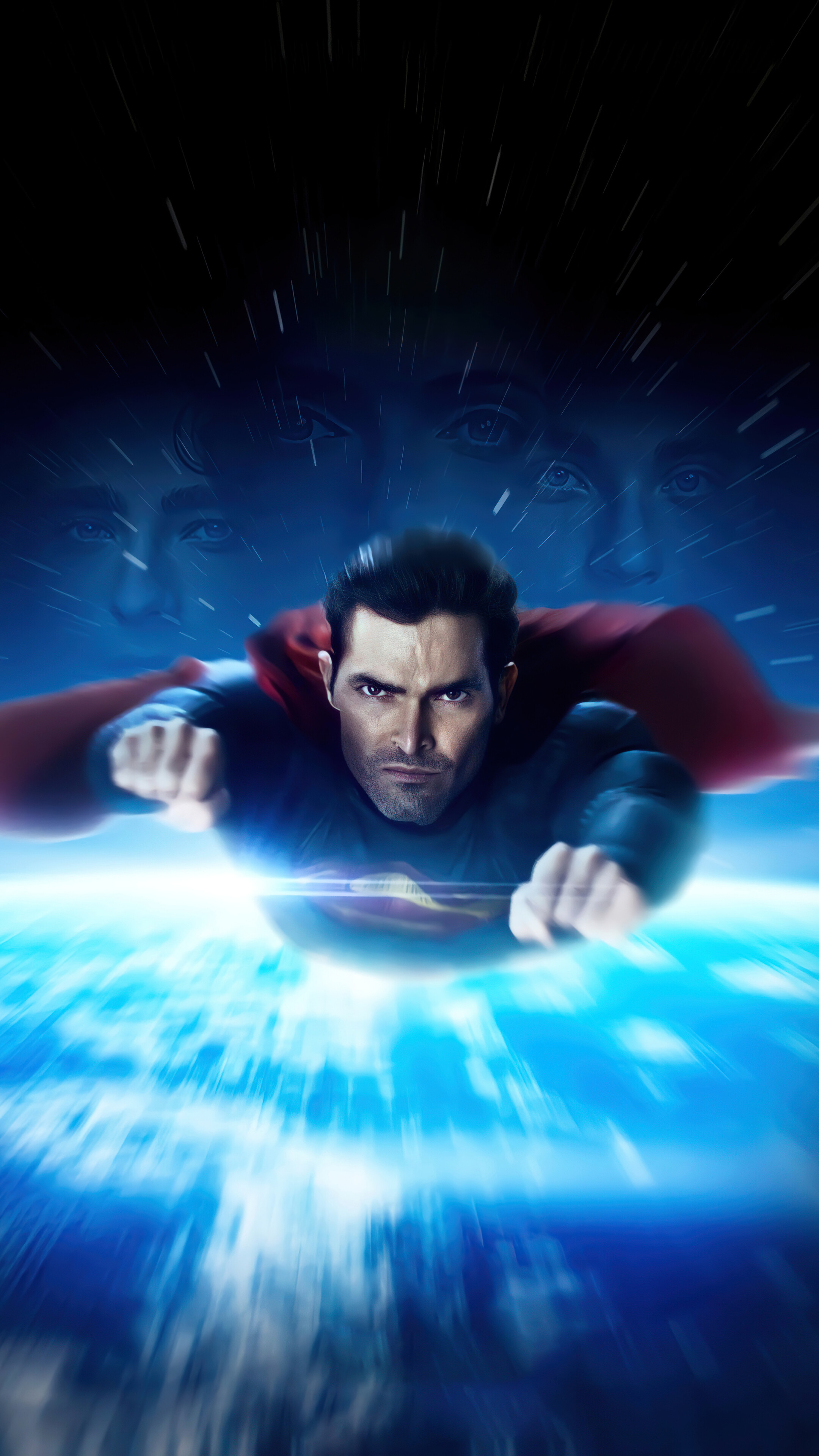 Superman and Lois (TV Series): Clark Kent, Earth's greatest superhero, portrayed by Tyler Hoechlin. 2160x3840 4K Wallpaper.