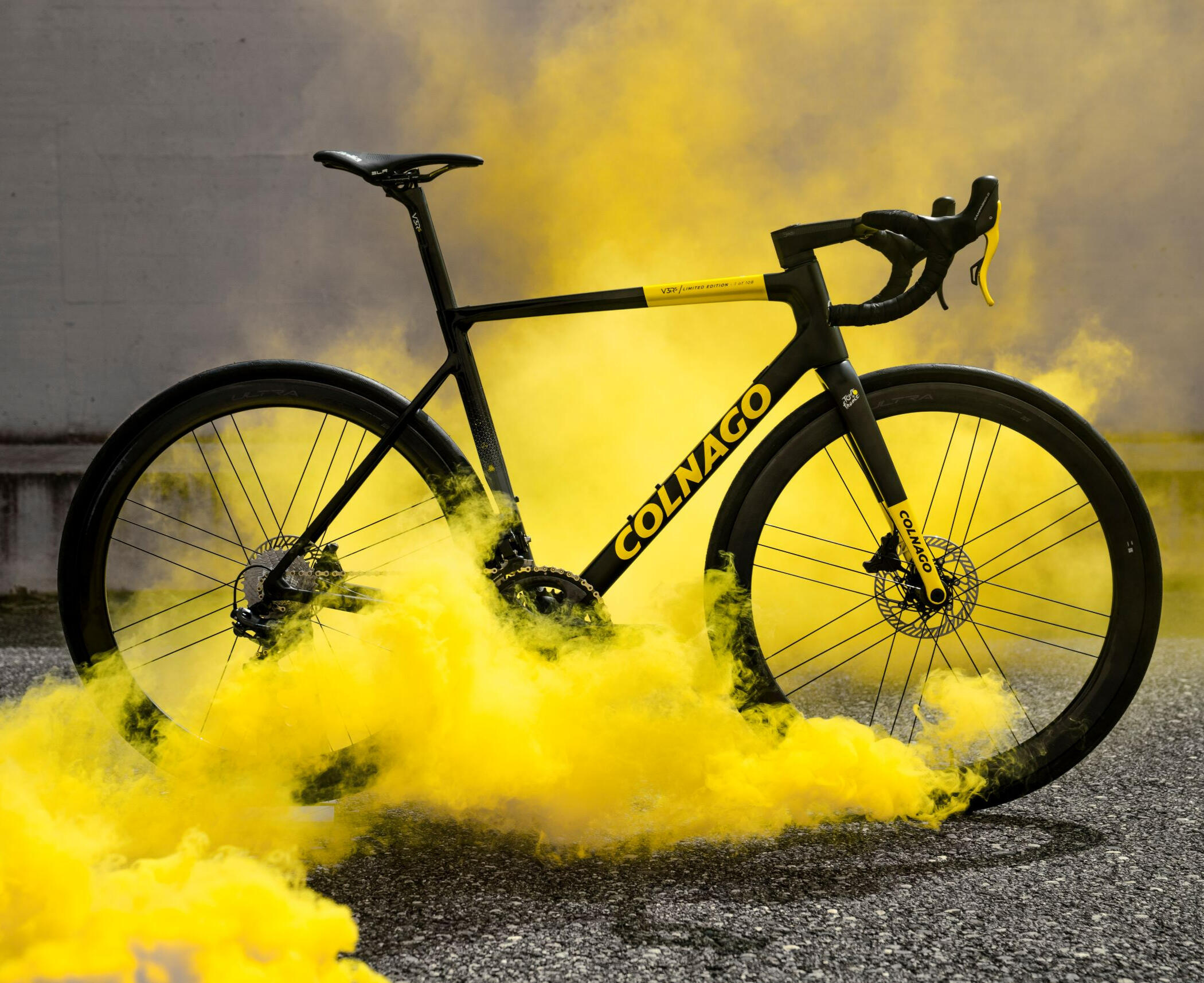 Colnago's Tour de France bike contest, Design innovation challenge, Official race bike excellence, Celebrating cycling heritage, 2100x1720 HD Desktop