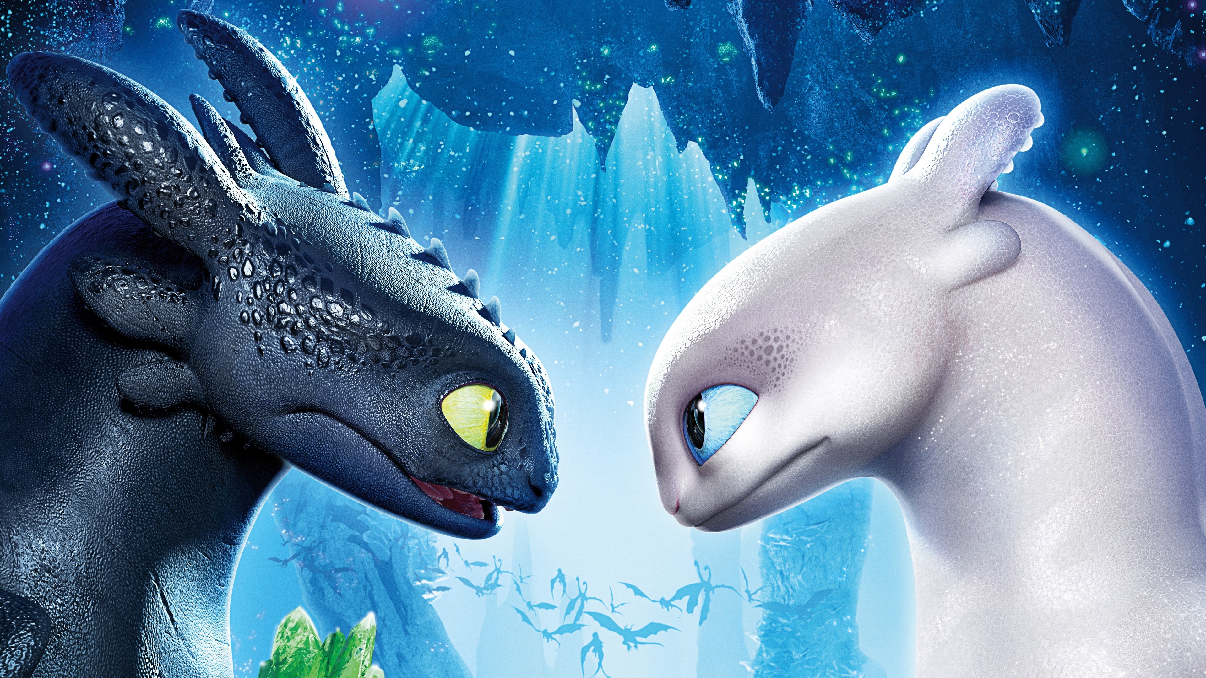 Hidden World poster, Animated adventure, Dragons galore, Epic conclusion, 3840x2160 4K Desktop