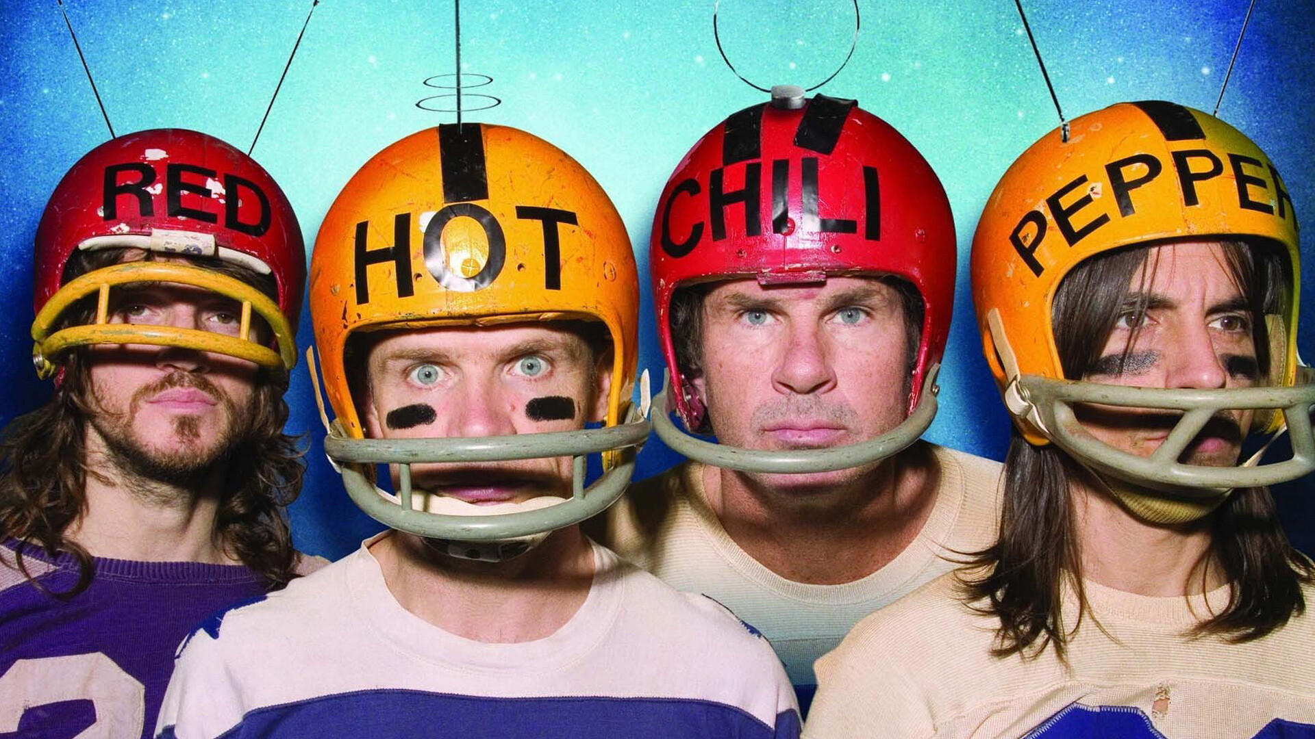 Red Hot Chilli Peppers: An American rock band that combined funk and punk rock to create a new musical style in the 1980s. 1920x1080 Full HD Wallpaper.