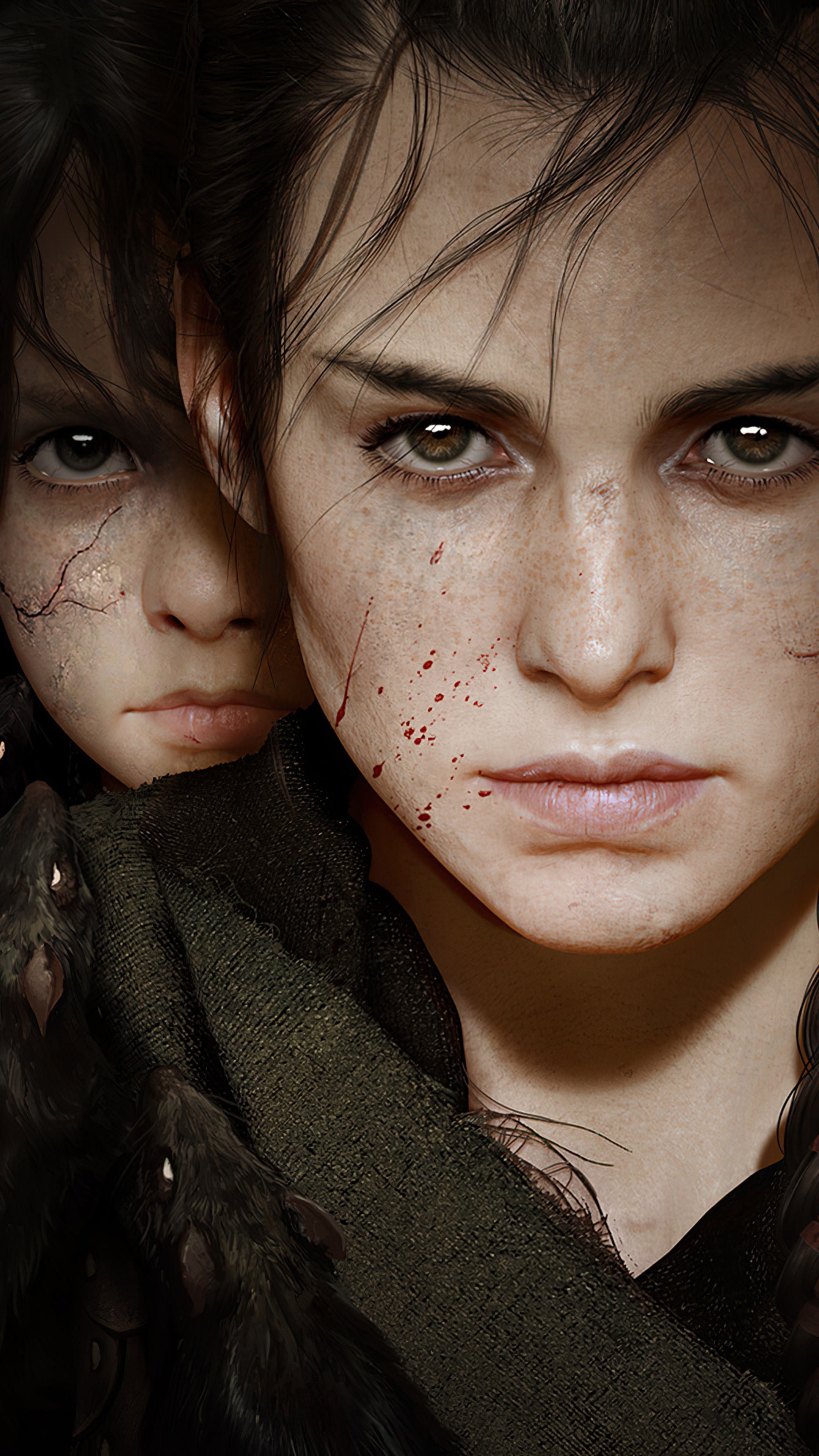 A Plague Tale: Requiem: Beatrice de Rune, Almost exclusively taking care of Hugo. 2160x3840 4K Wallpaper.