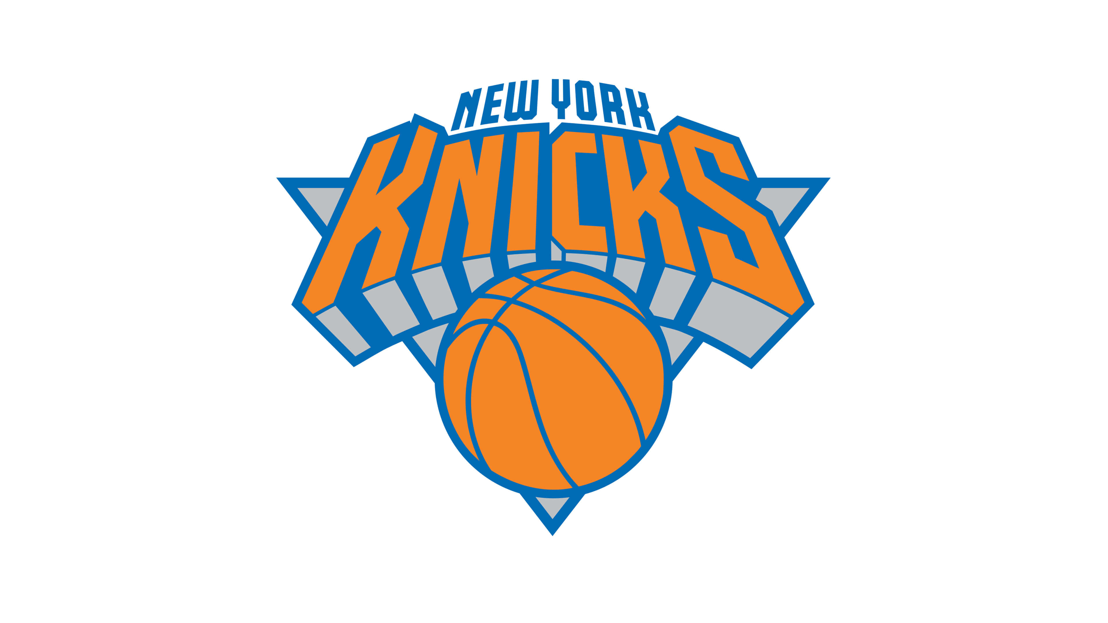 New York Knicks, NBA logo, UHD 4K wallpaper, Basketball pride, 3840x2160 4K Desktop