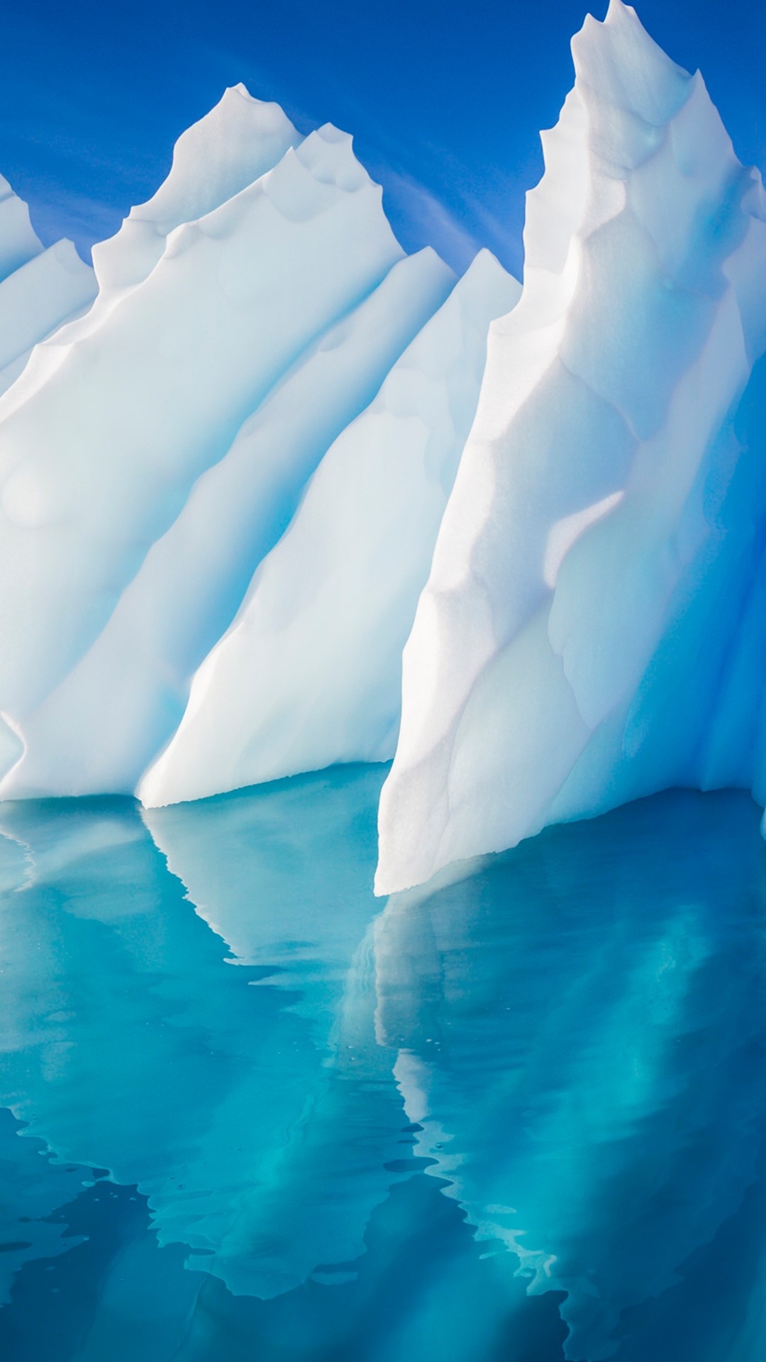 Iceberg in paradise harbor, Antarctic Peninsula, Windows 10 spotlight images, 1080x1920 Full HD Phone