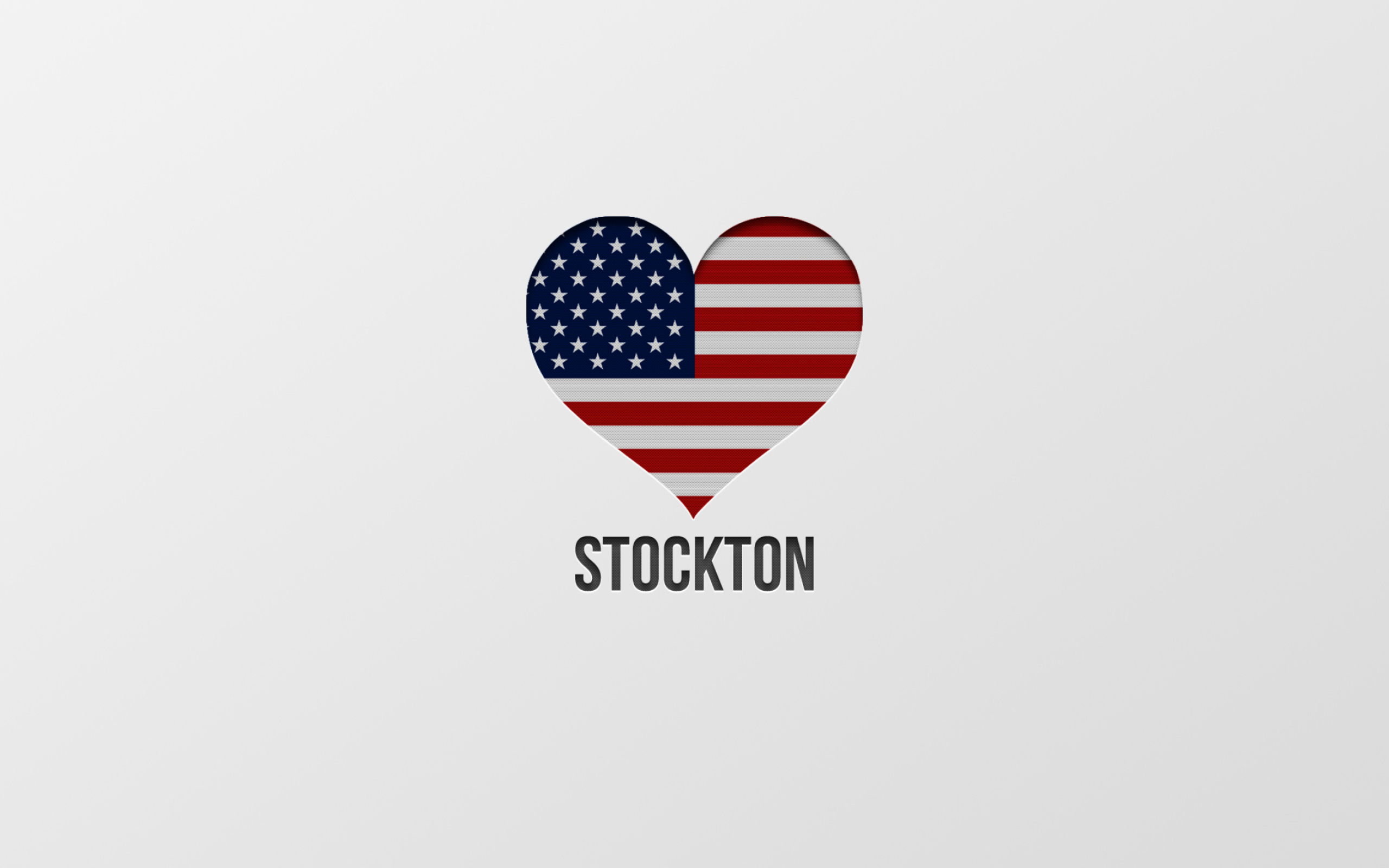 Stockton travels, I Love Stockton wallpapers, American cities, High-quality resolution, 2560x1600 HD Desktop