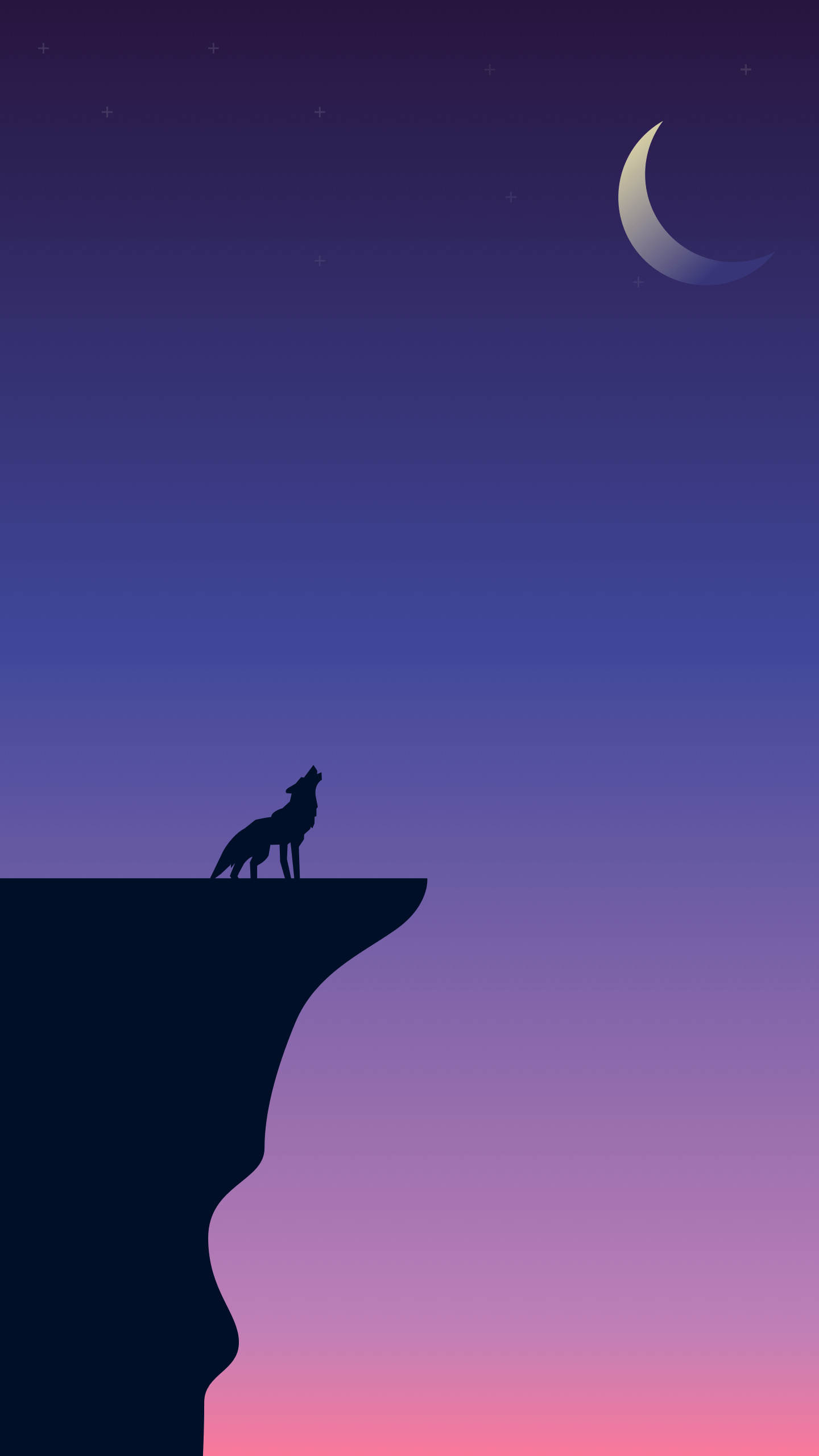 Howling wolf, iPhone wallpaper, Stunning imagery, Captivating visuals, 1440x2560 HD Phone