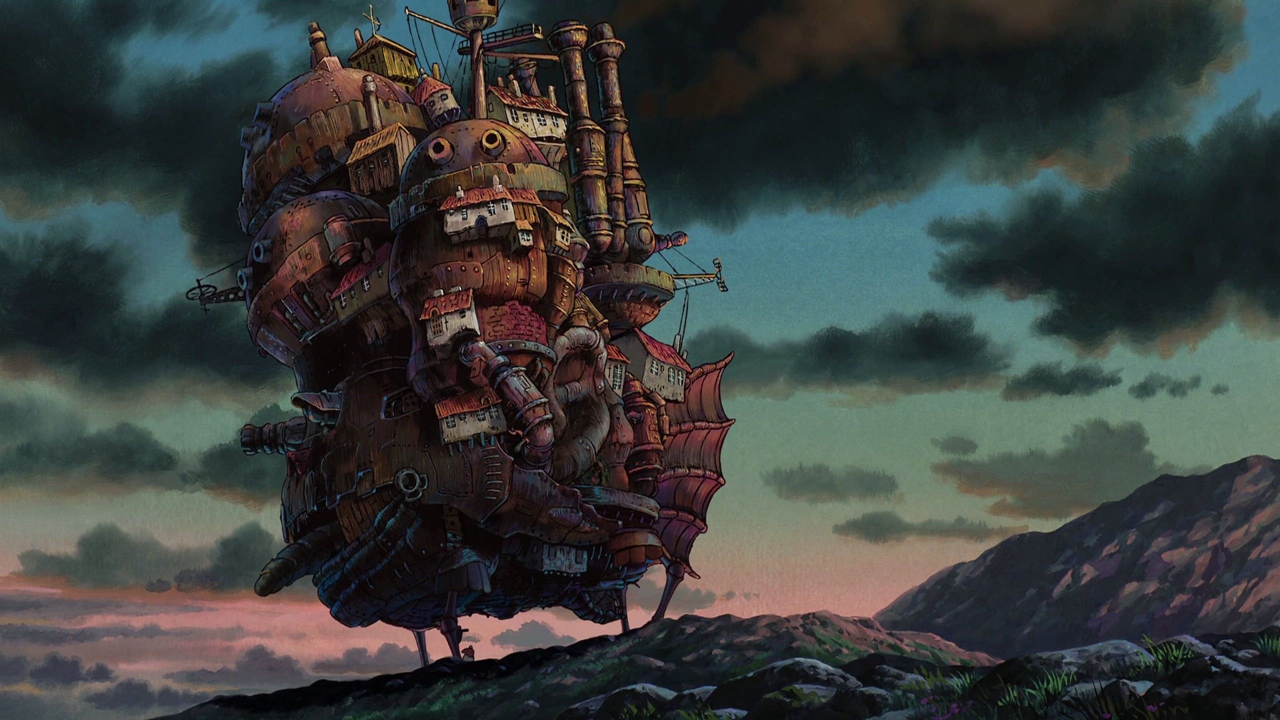 Howl's Moving Castle, HD wallpaper, Studio Ghibli, 2560x1440 HD Desktop
