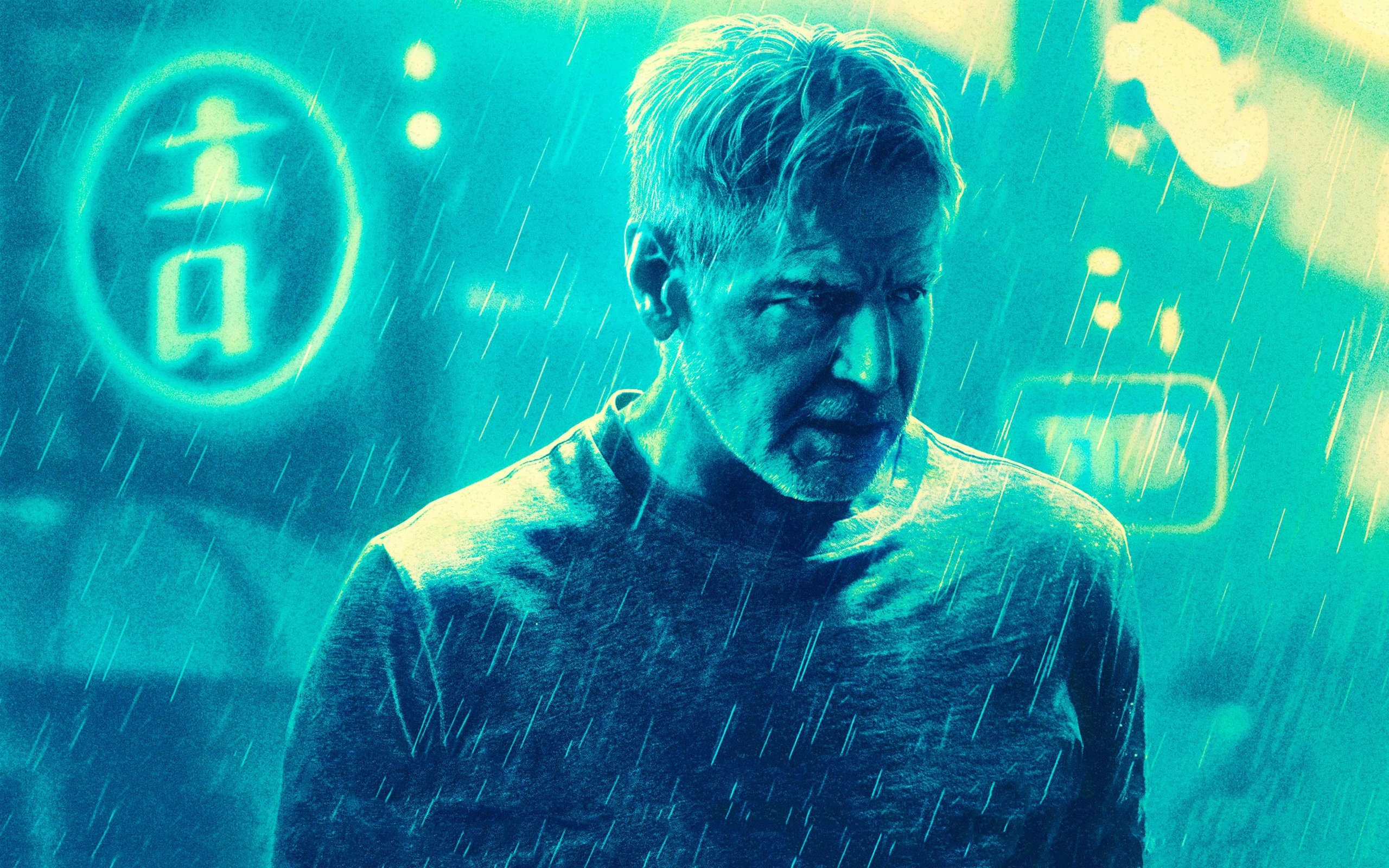 Rick Deckard, Blade Runner, Movie character, 2017 poster, 2560x1600 HD Desktop