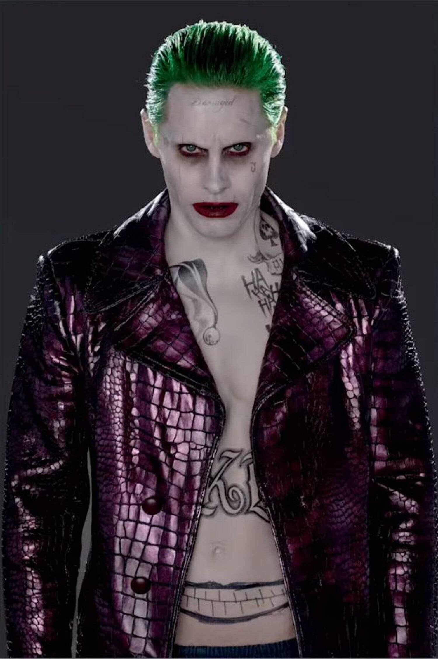 Suicide Squad: For his role as the Joker, Leto received a Golden Raspberry Award nomination for his performance. 1500x2260 HD Wallpaper.