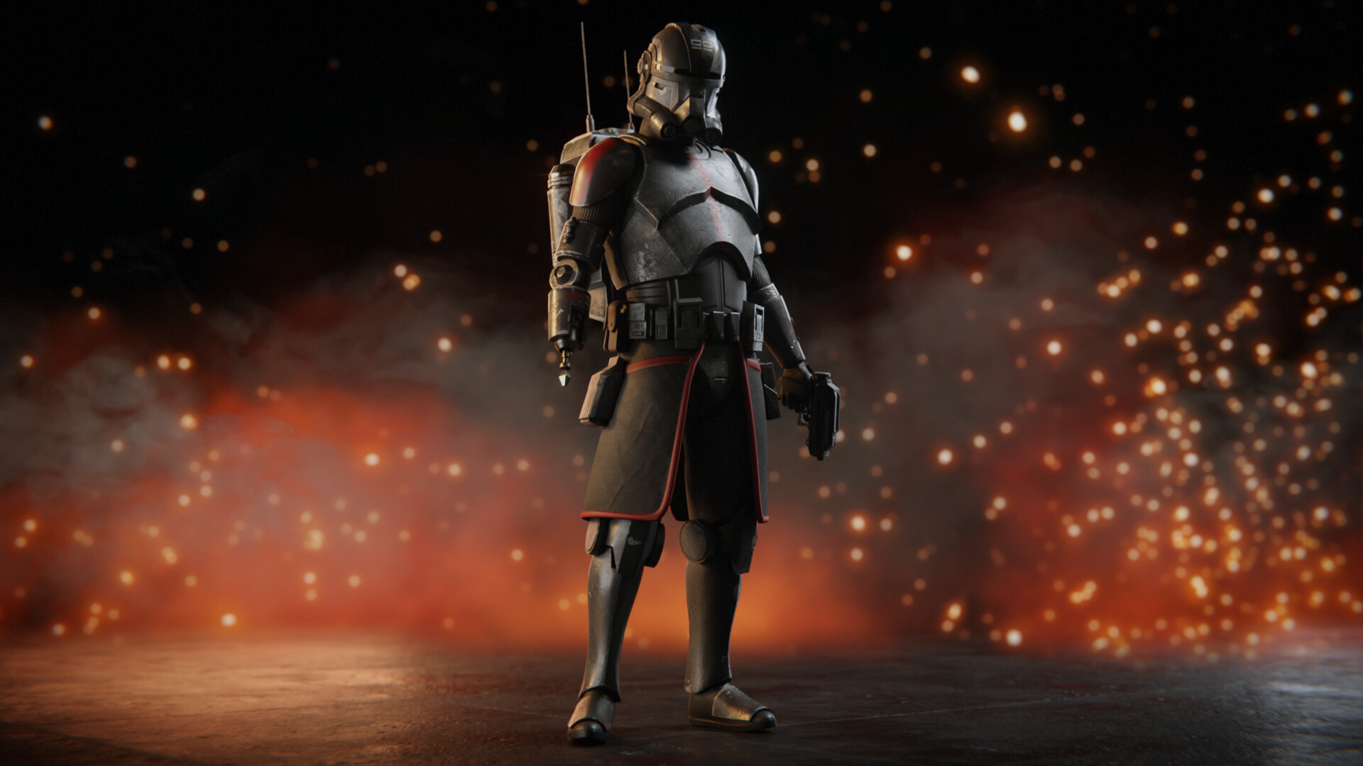 Star Wars: The Bad Batch: Echo, The Hero of Anaxes, A clone trooper and Corporal. 1920x1080 Full HD Wallpaper.