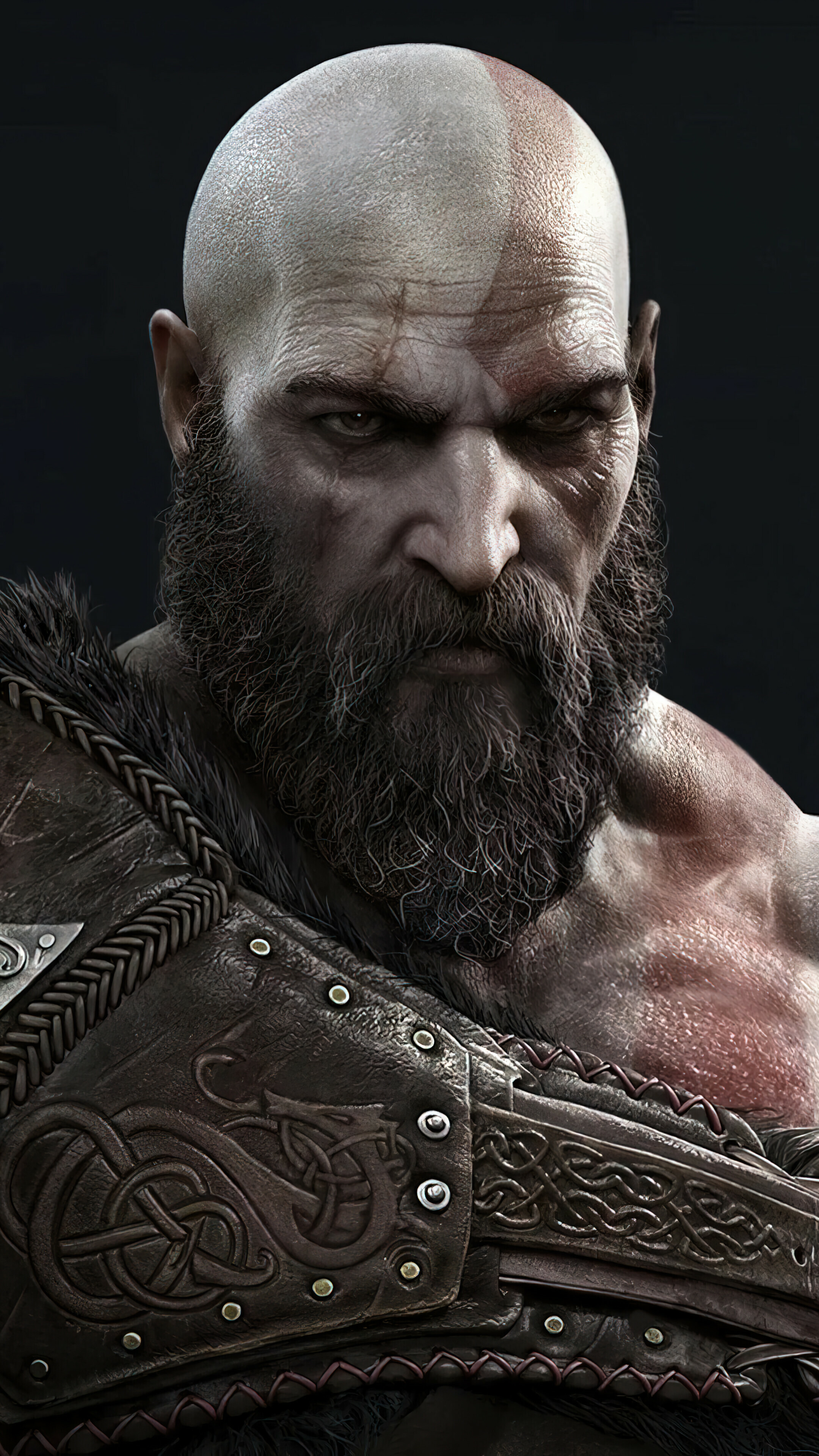 God of War: Born in Sparta, Kratos is a demigod son of Zeus. 2160x3840 4K Wallpaper.