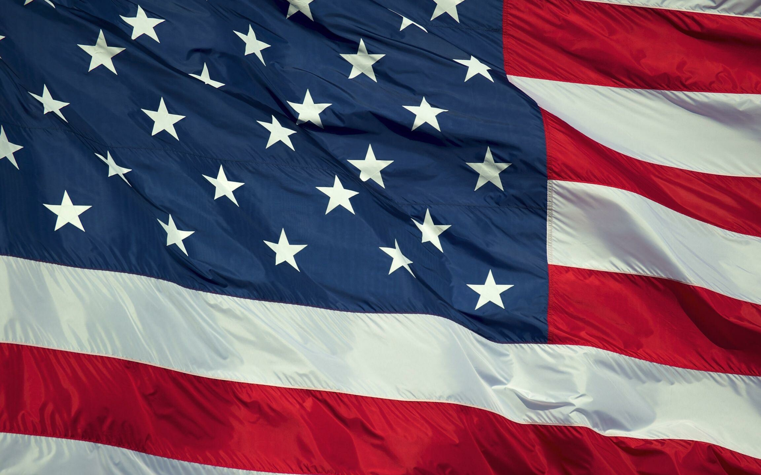 Independence Day (USA): A national holiday marked by patriotic display, The Stars and Stripes. 2560x1600 HD Background.