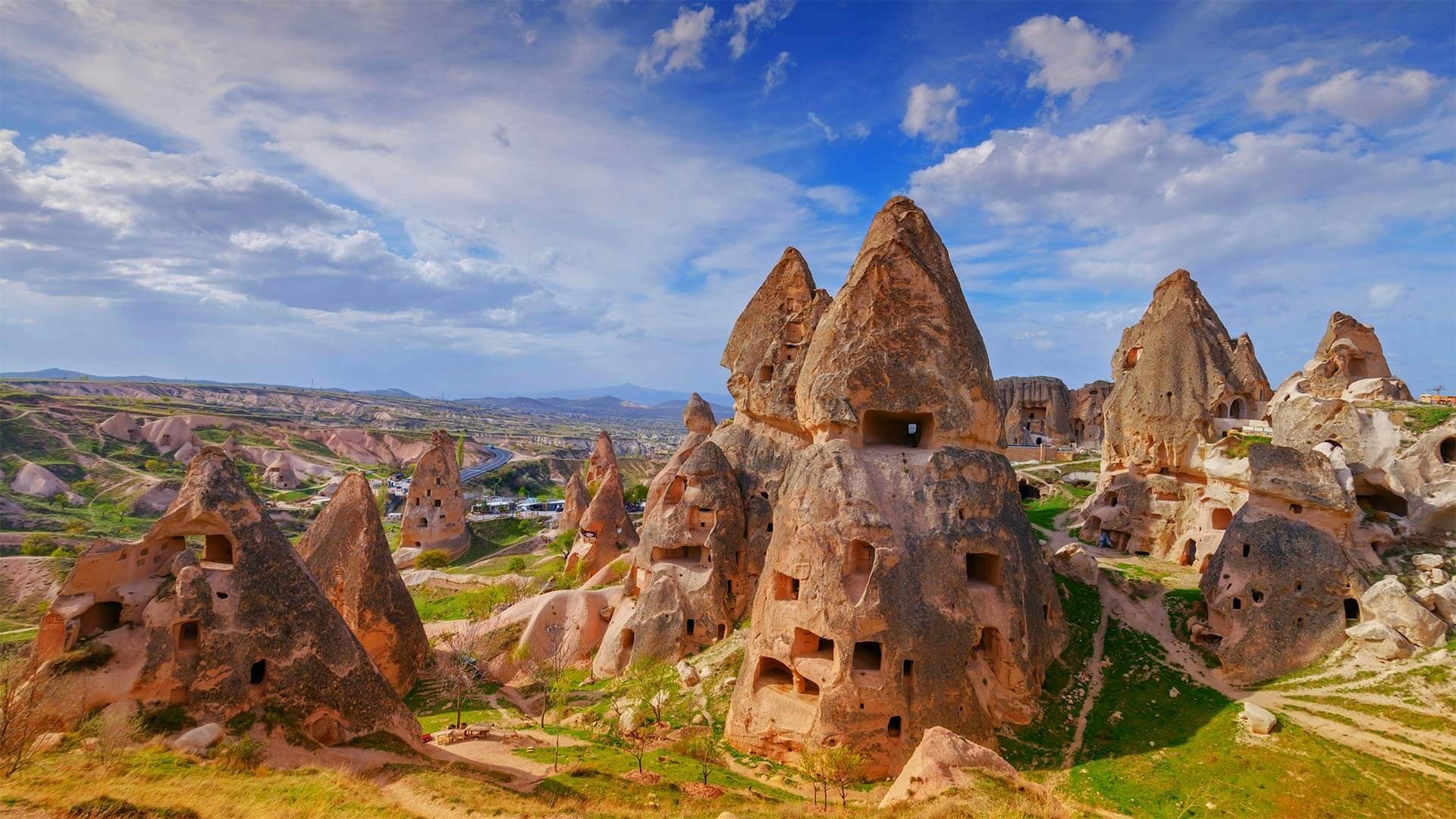Cappadocia, Travels, Stunning landscapes, Unique rock formations, 1920x1080 Full HD Desktop