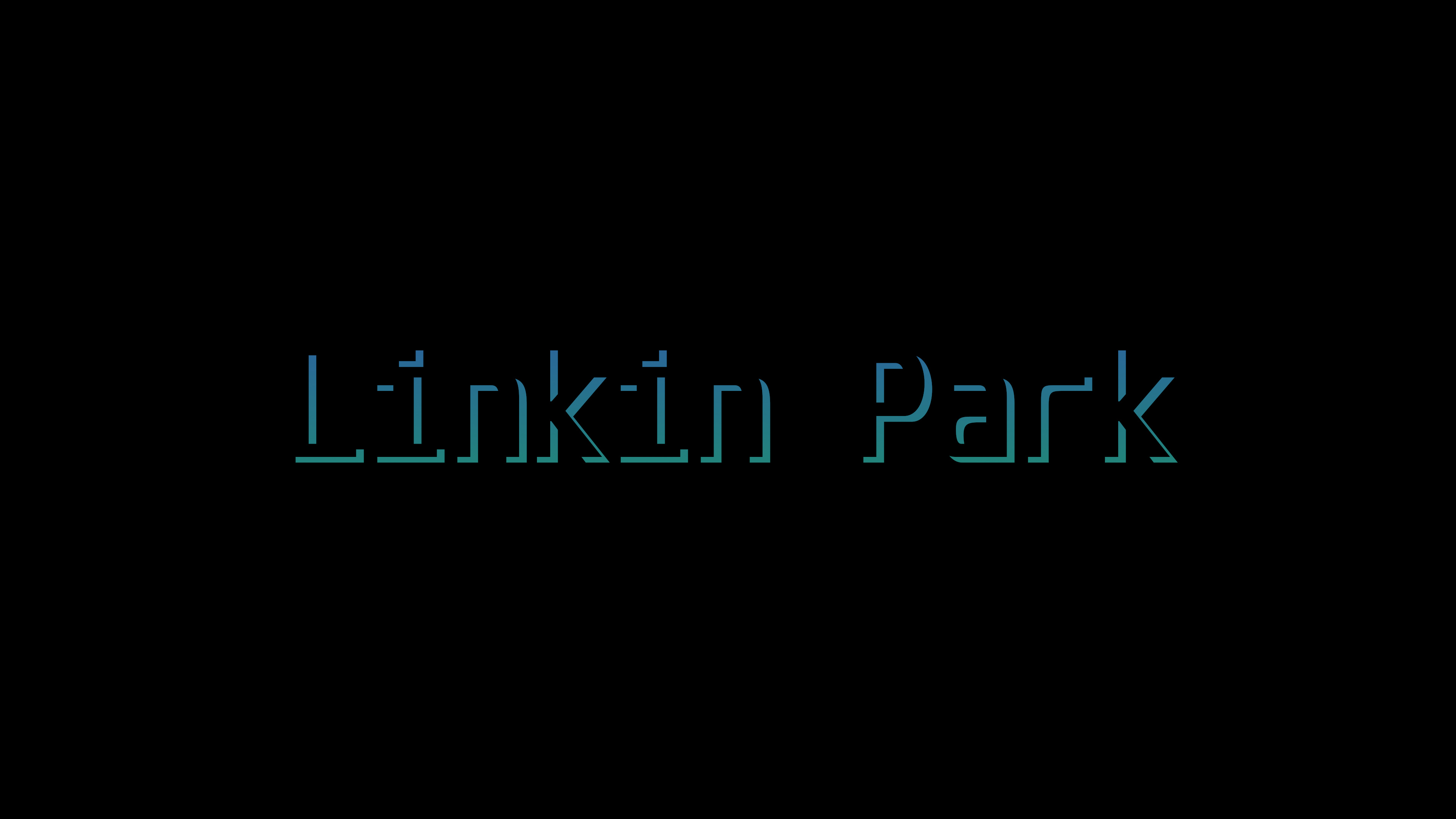 Linkin Park, Electric blue logo, Graphic design, Night sky, 3840x2160 4K Desktop