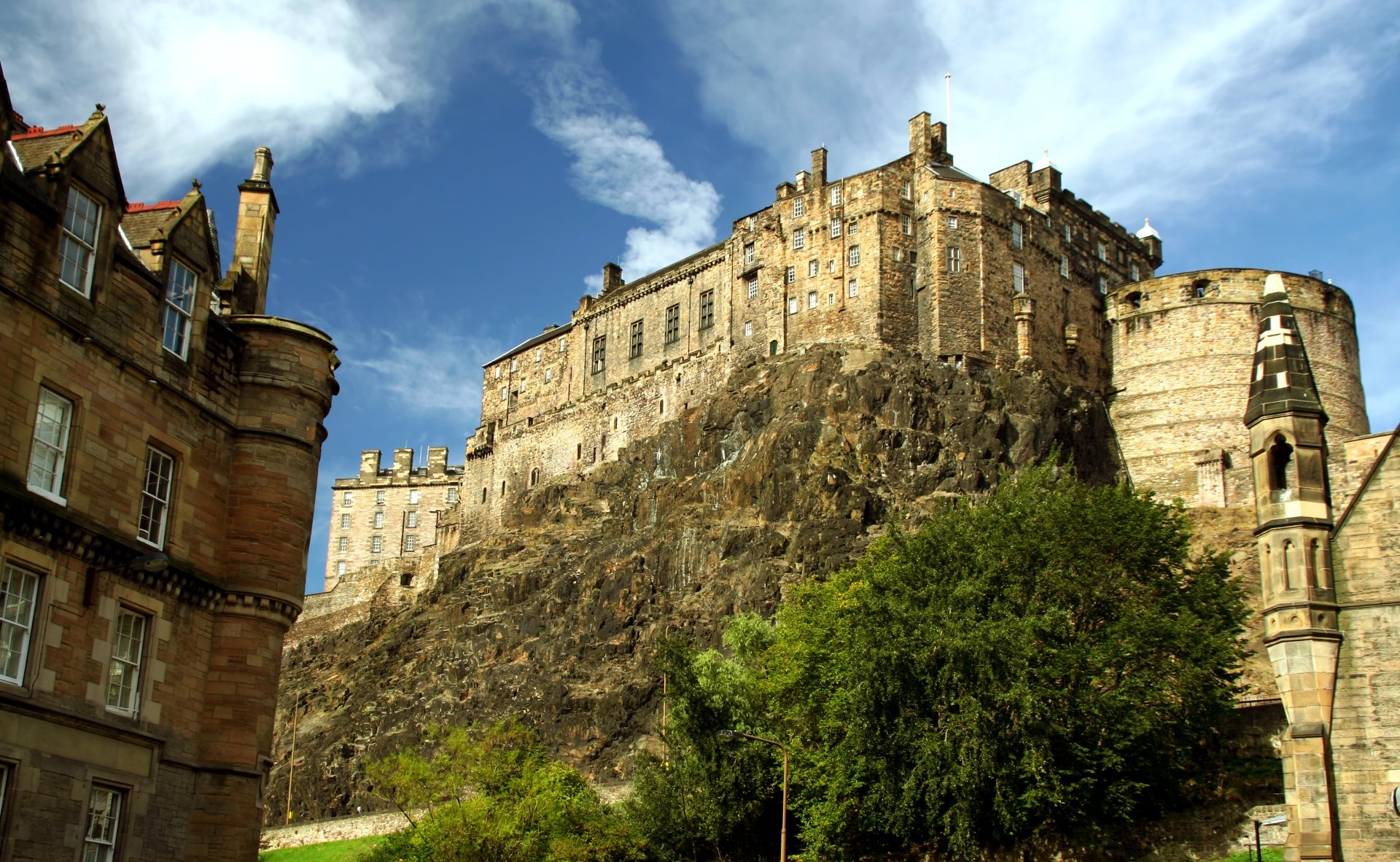 Edinburgh Castle, Travels, HD wallpapers, Background images, 1920x1190 HD Desktop