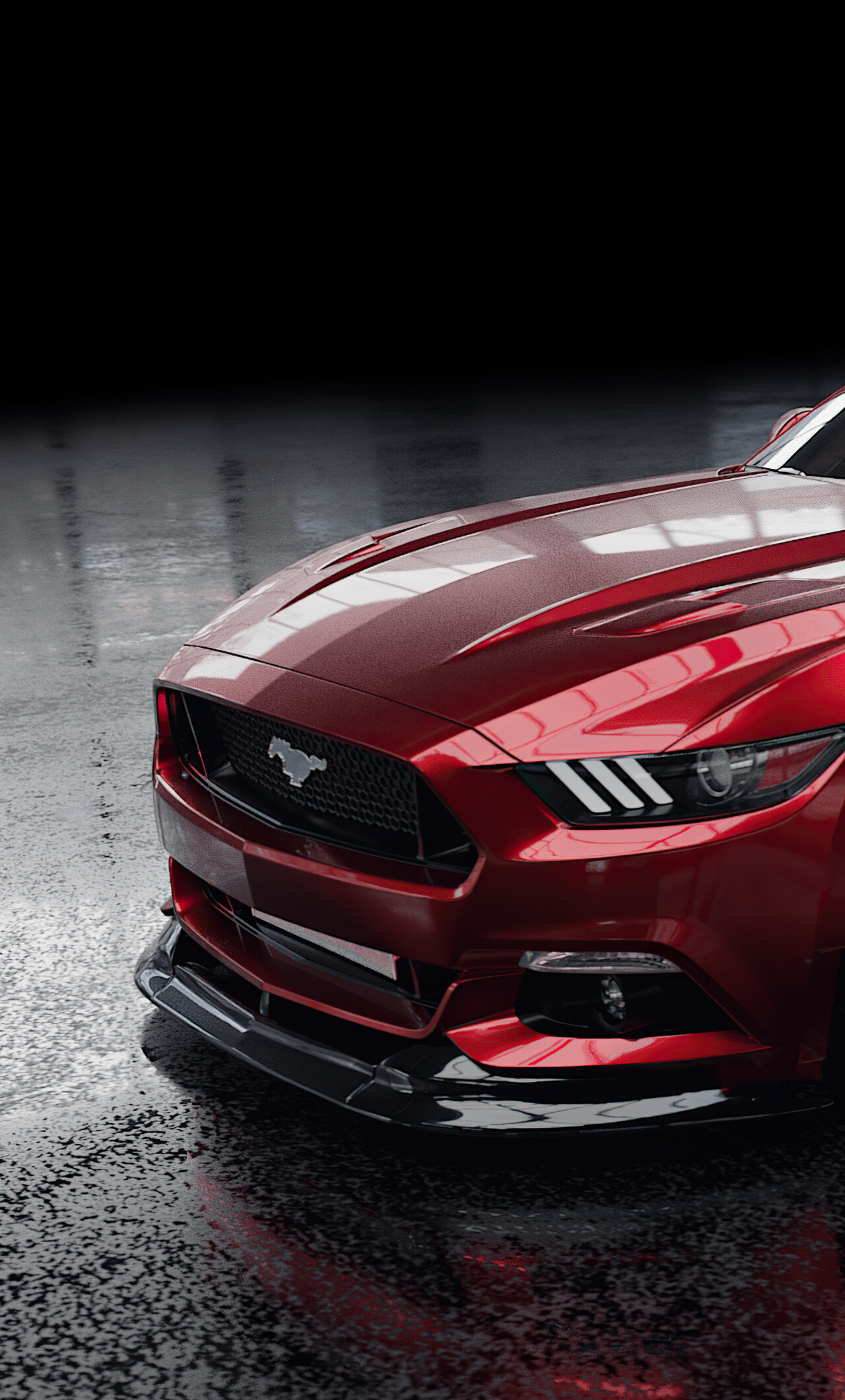 Ford: The second-largest U.S.-based automaker, Mustang. 1280x2120 HD Background.