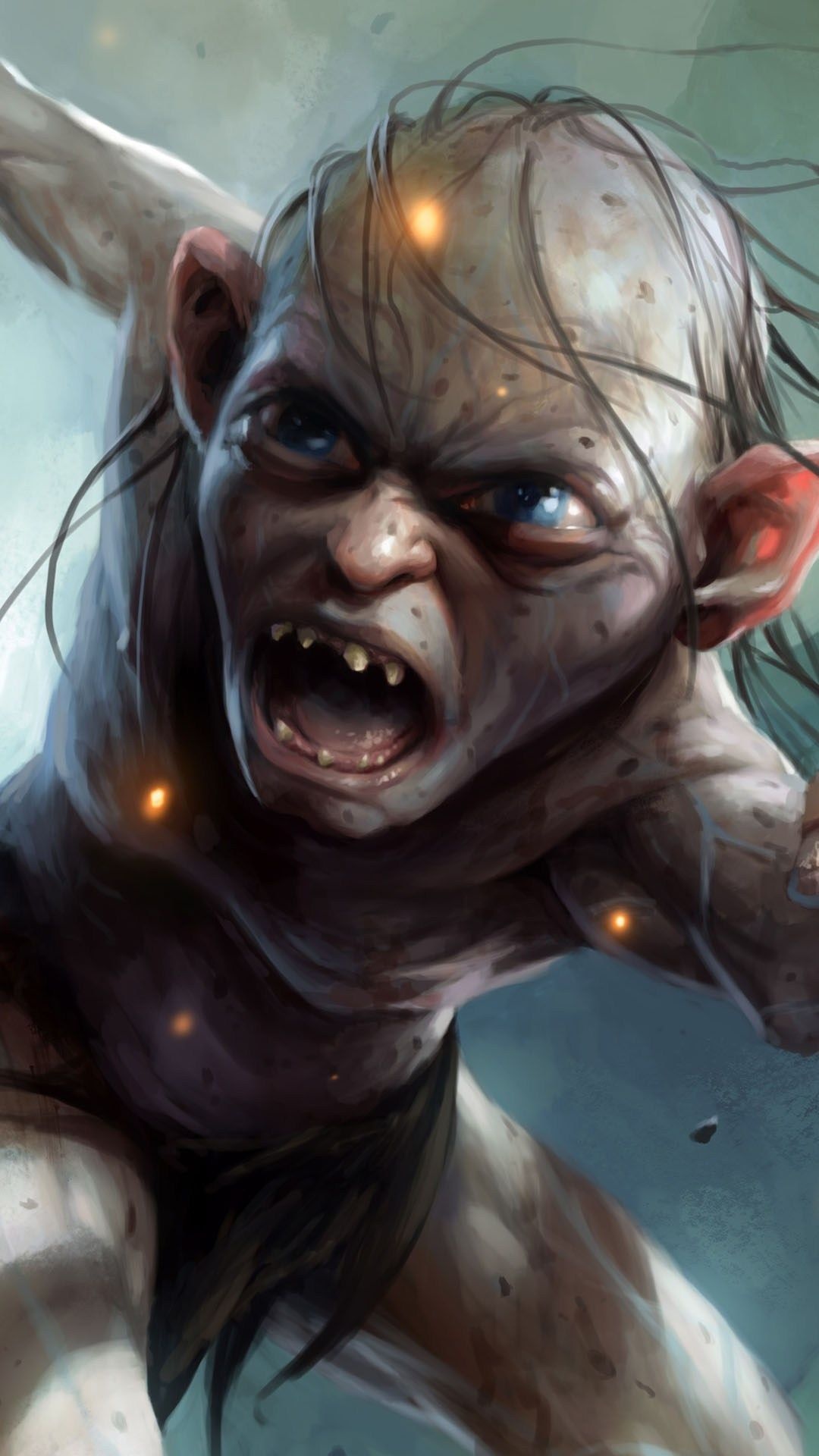 Gollum, Lord of the Rings, High-quality wallpapers, Free backgrounds, 1080x1920 Full HD Phone
