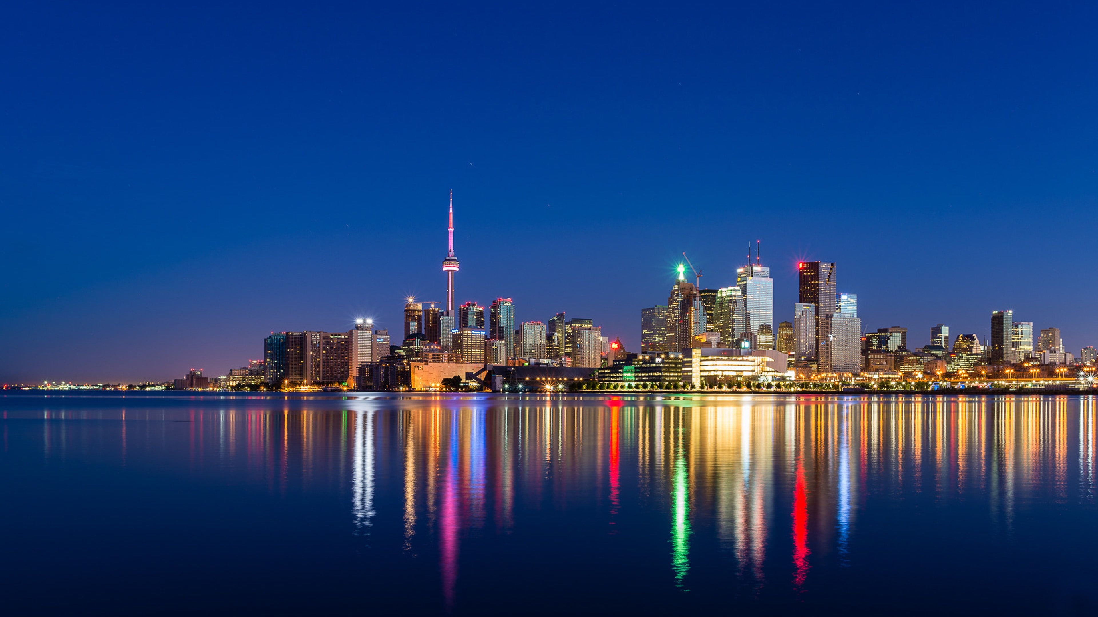 Toronto Skyline, Phone wallpapers, Urban landscapes, Impressive architecture, 3840x2160 4K Desktop