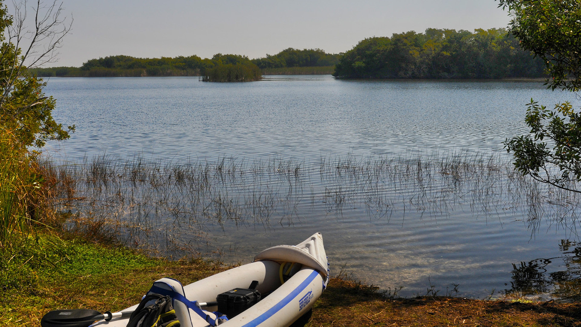 Everglades National Park, Paddling adventure, Canoeing experience, Water exploration, 1920x1080 Full HD Desktop