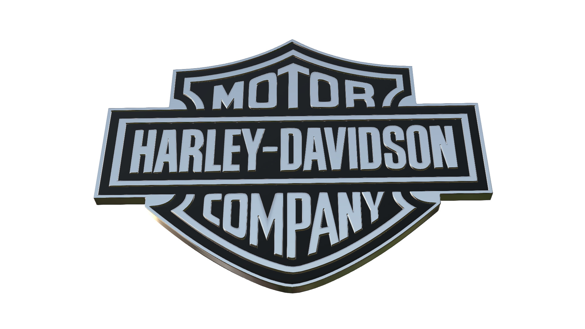 Harley-Davidson, Logo, 3D printing, Design, 1920x1080 Full HD Desktop