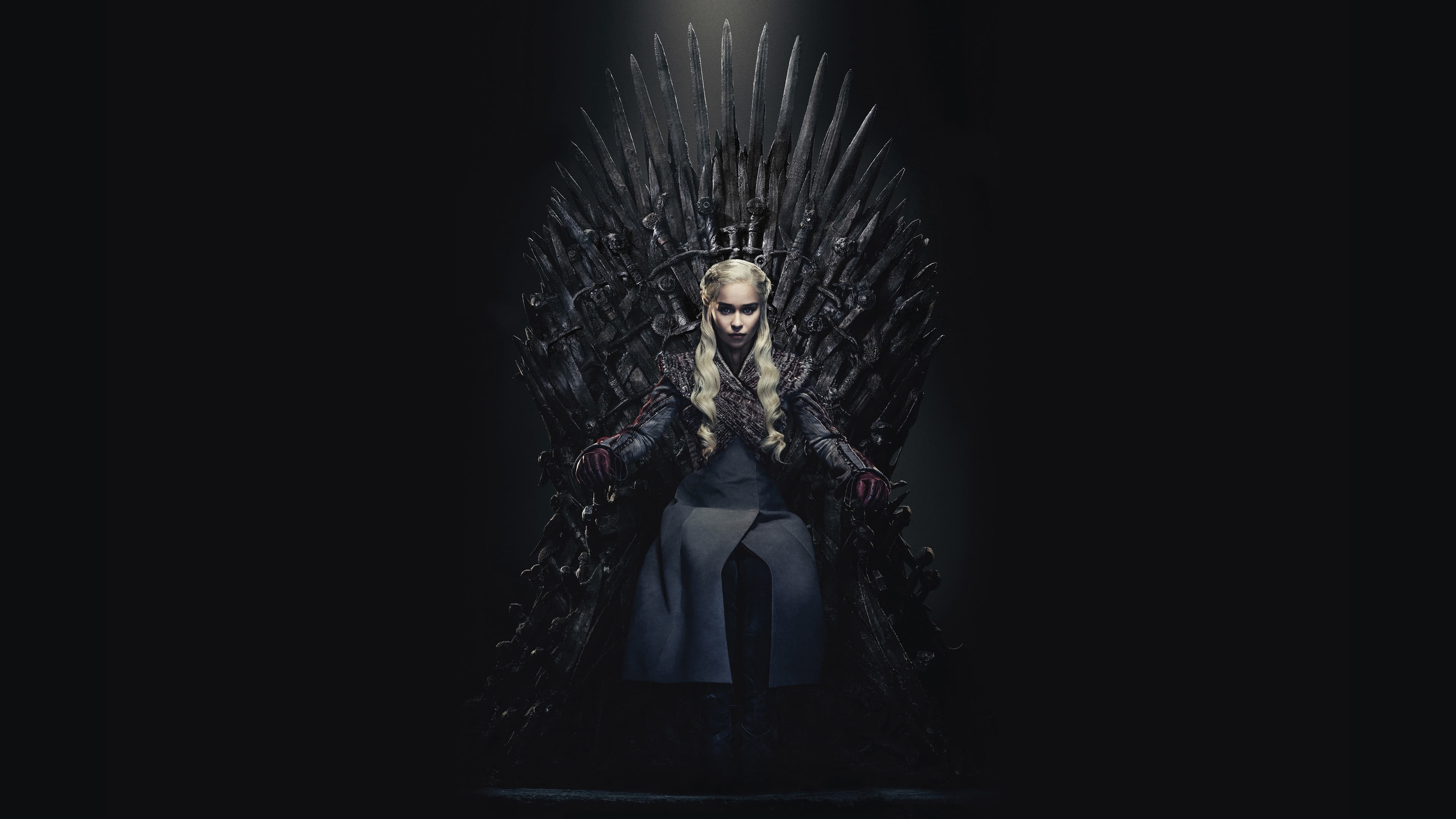 Game of Thrones, Iron Throne, Daenerys Targaryen, UHD 4K wallpaper, 3840x2160 4K Desktop
