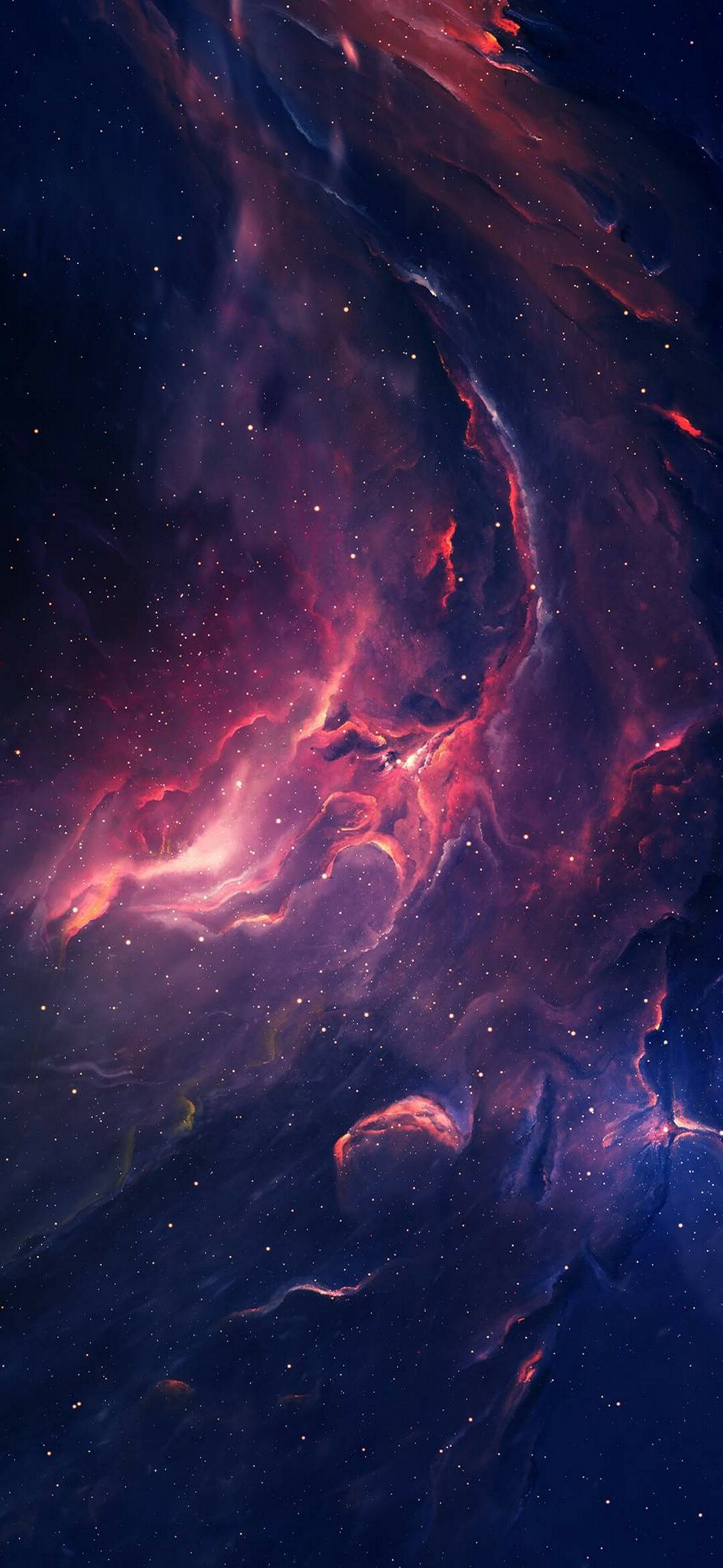 Outer Space: Local Interstellar Cloud, Solar Mass, Science, Nebula. 1080x2340 HD Wallpaper.