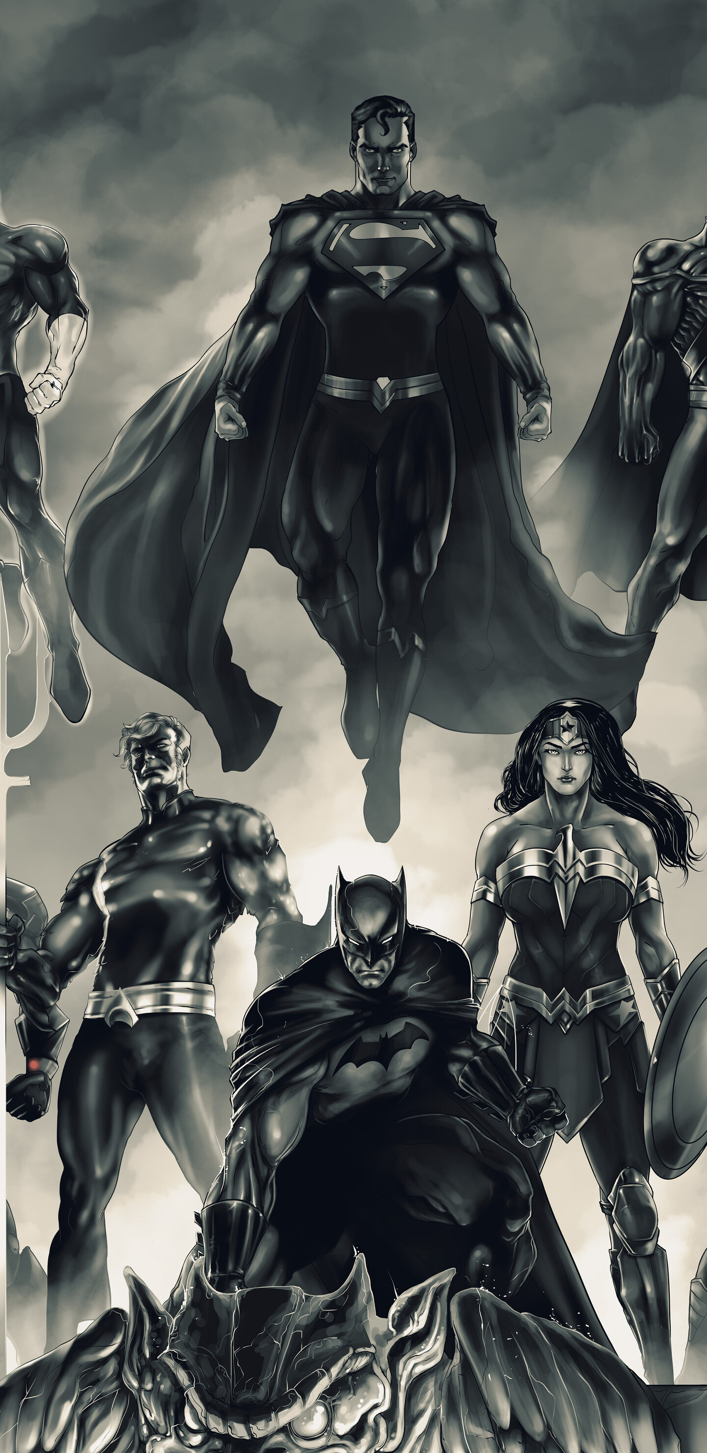 Justice League DC Fandome Samsung Galaxy wallpapers, 1440x2960 HD Phone