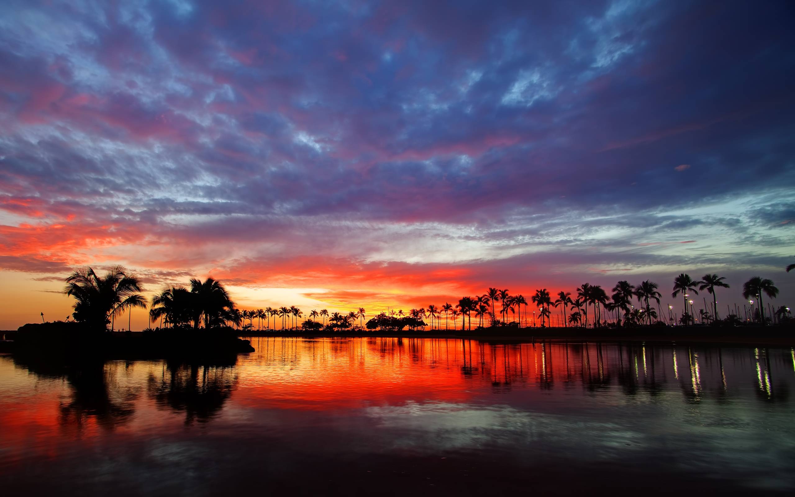 Hawaiian Sunset, Stunning backgrounds, 2560x1600 HD Desktop