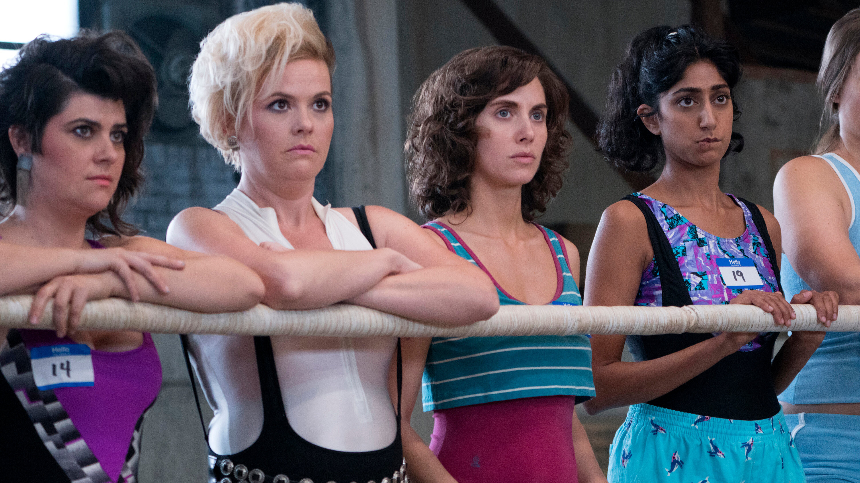 GLOW (TV series): Season 1, Cast members, Created by Liz Flahive and Carly Mensch, Gorgeous Ladies of the Wrestling organization. 3000x1690 HD Wallpaper.