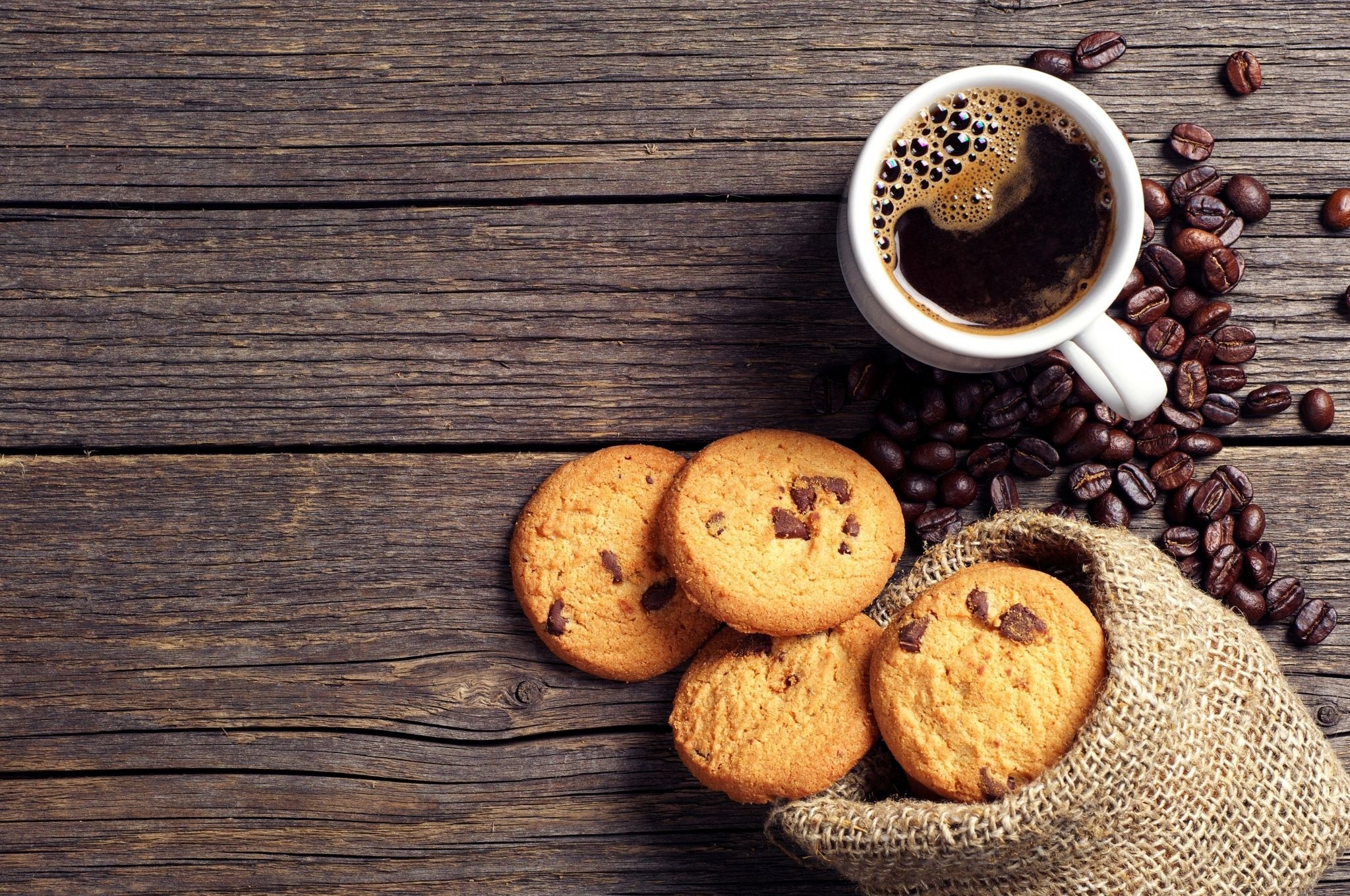 Cookie: Coffee, Filled with jams, creams, or other sweet fillings. 2050x1360 HD Wallpaper.
