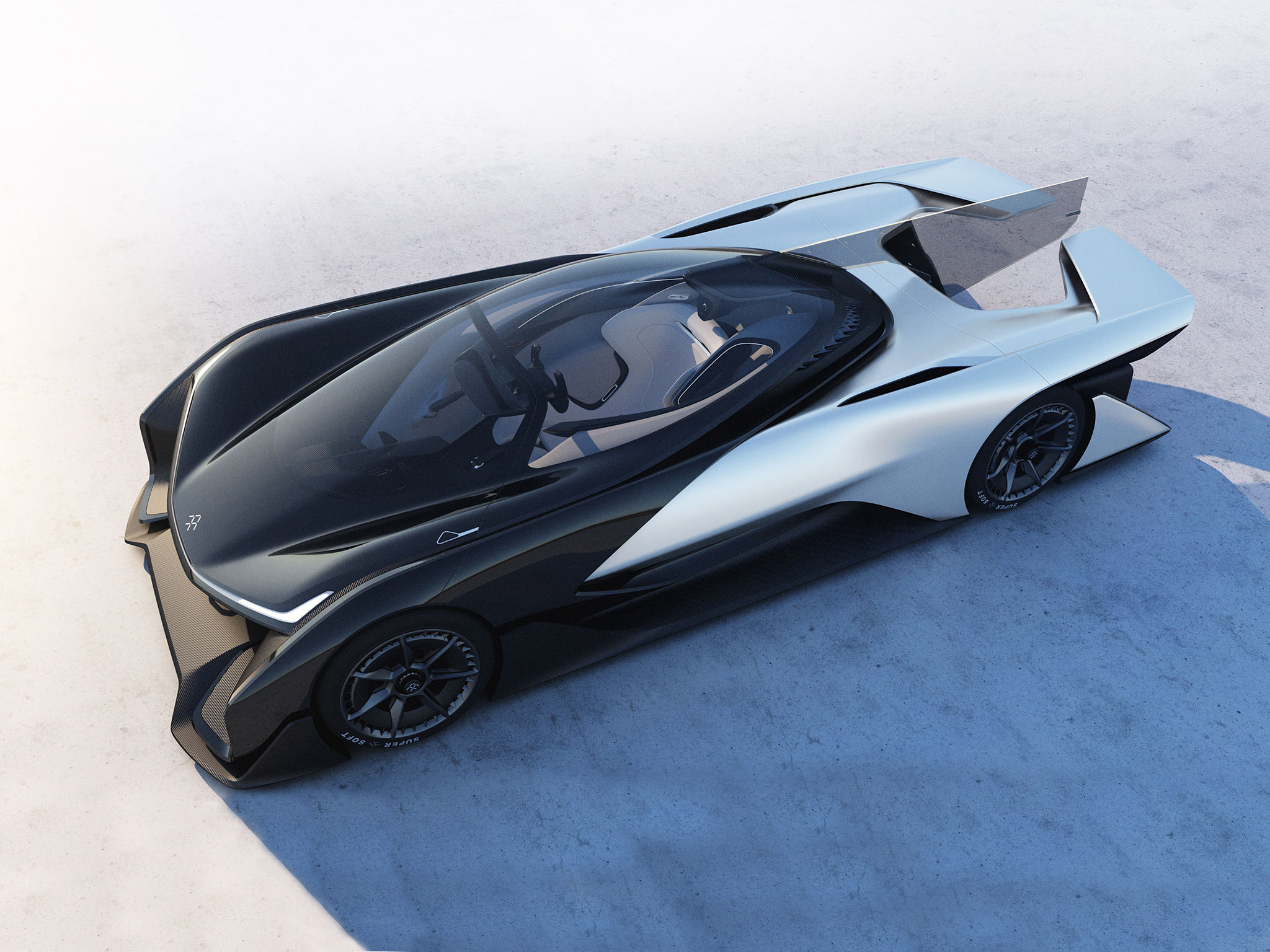 Faraday Future FFzero1 concept, Futuristic design, Electric sports car, Concept car, 2050x1540 HD Desktop