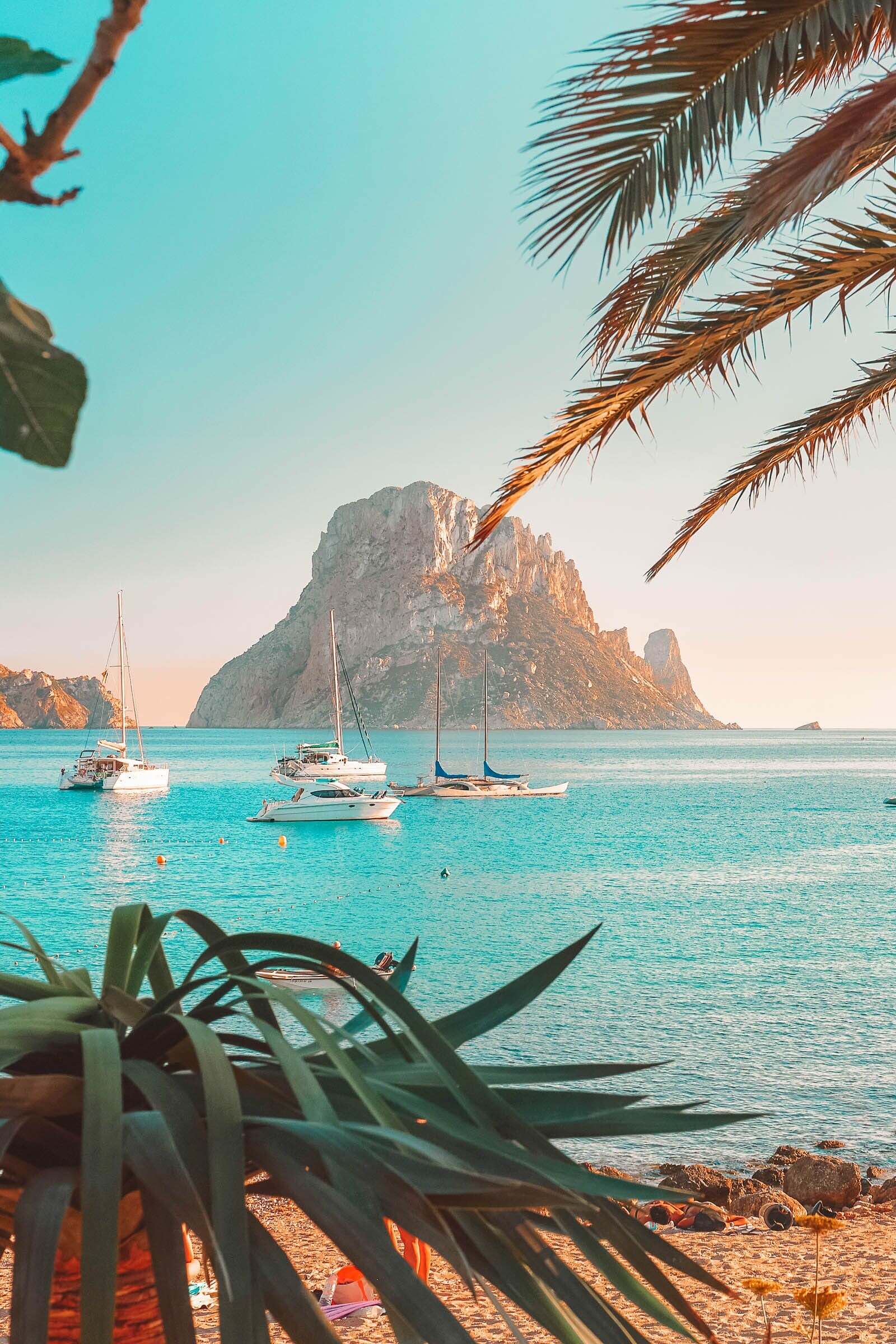 Ibiza: One of the Balearic islands, Watercrafts. 1600x2400 HD Background.