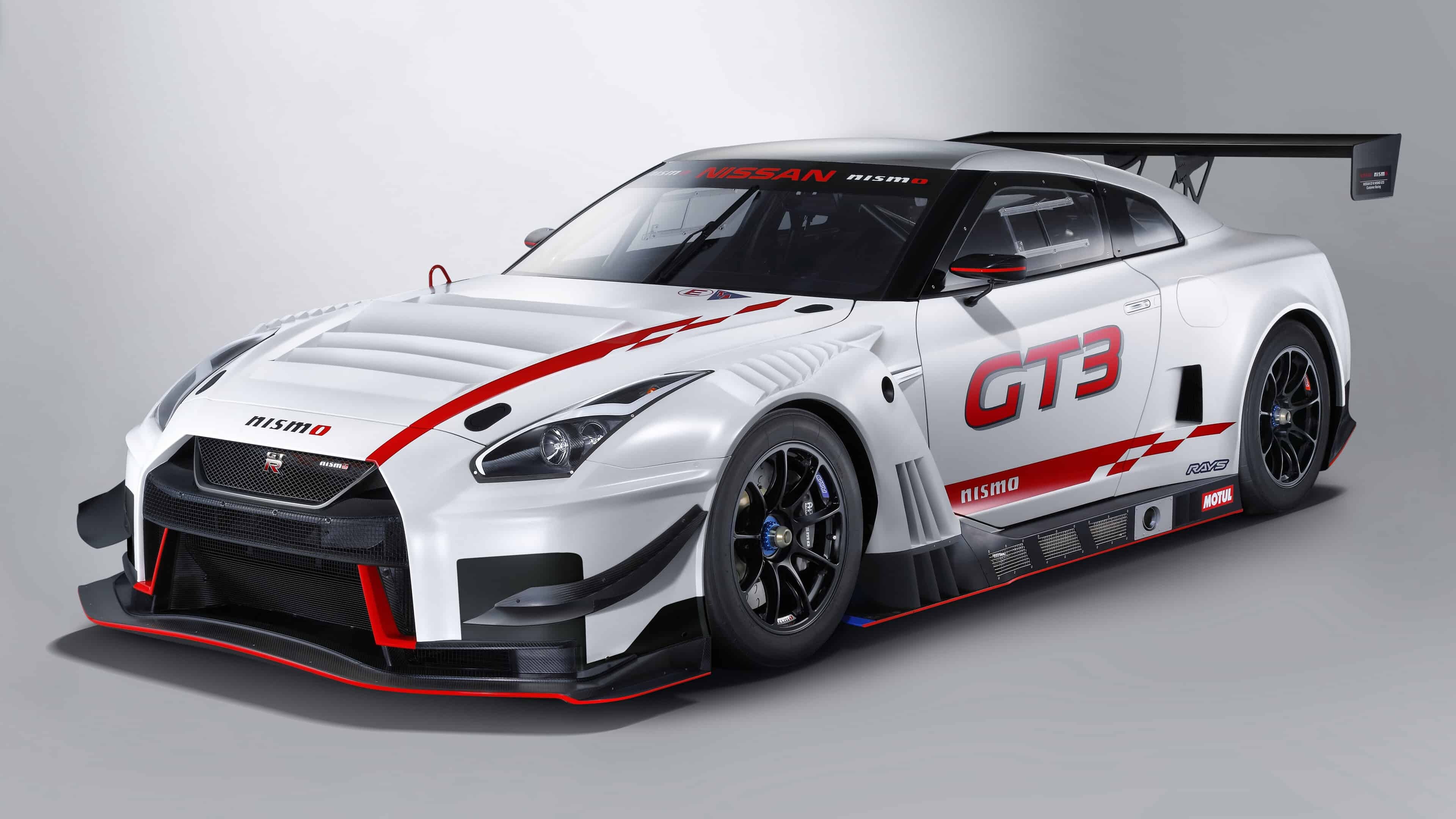 Nissan: GT-R NISMO GT3, A racing car, Japan-based automobile company. 3840x2160 4K Background.