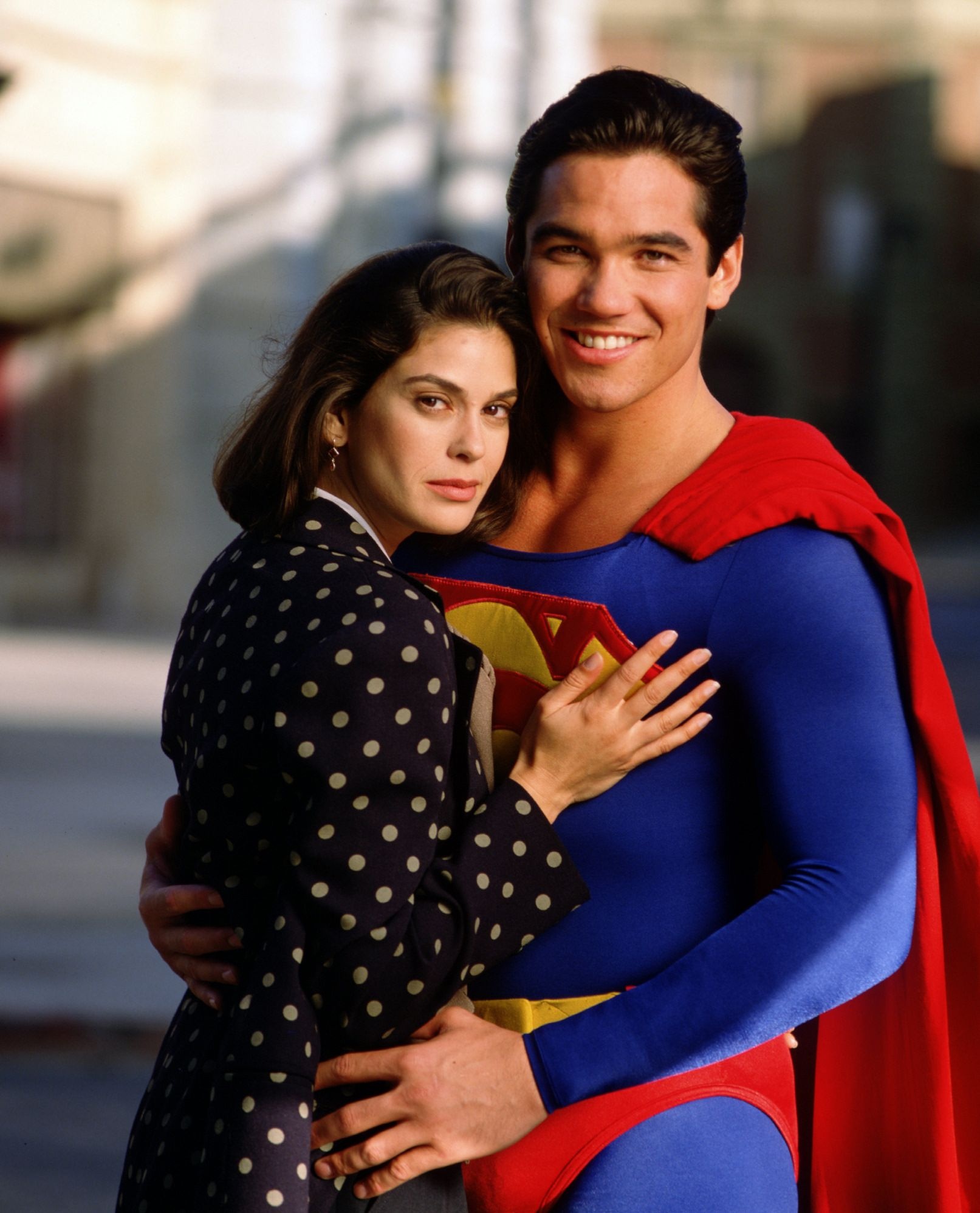 Teri Hatcher, Dean Cain, Lois and Clark promo, Superman movies, 1620x2000 HD Phone